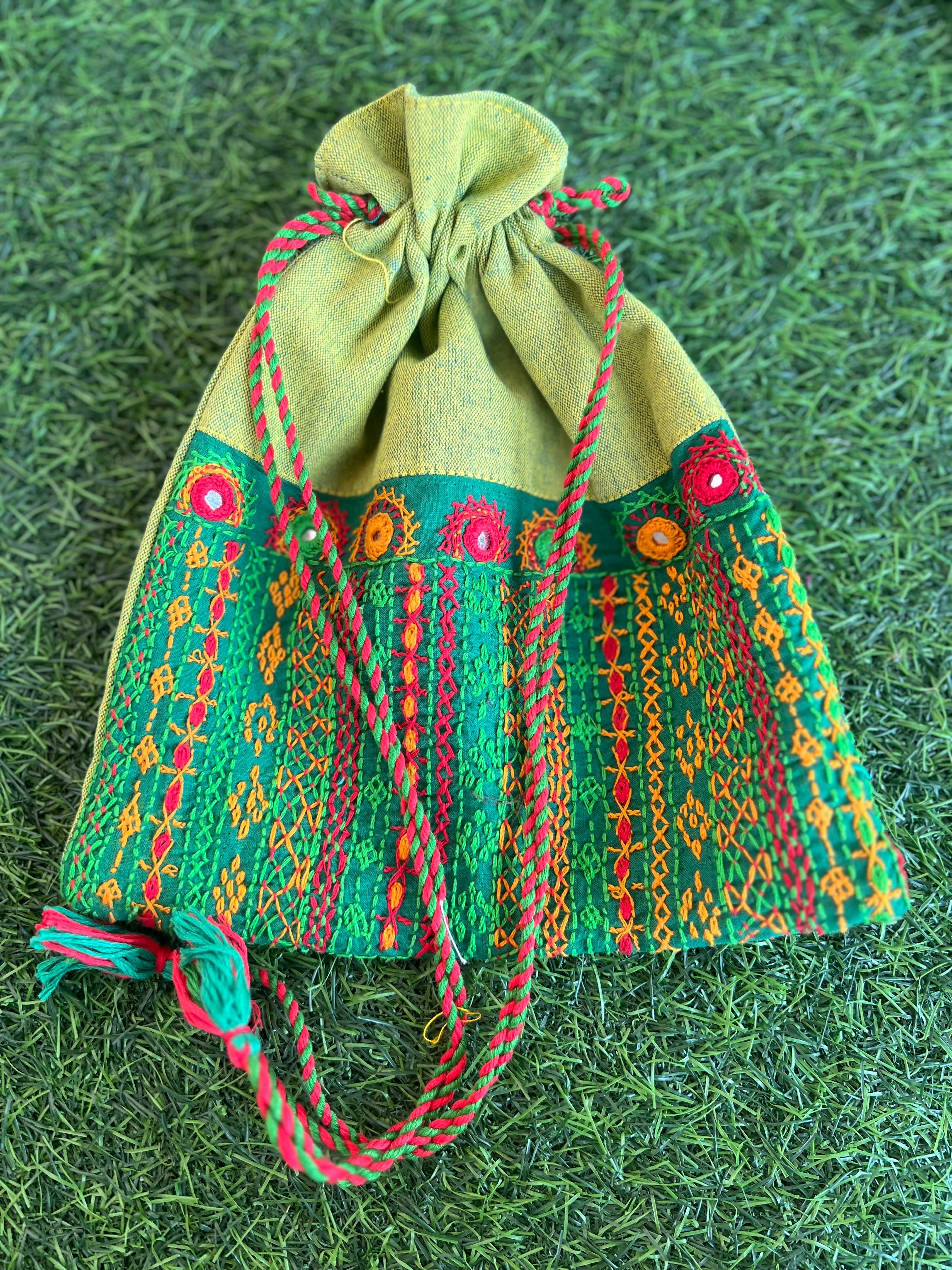 Cotton lambani potli bag