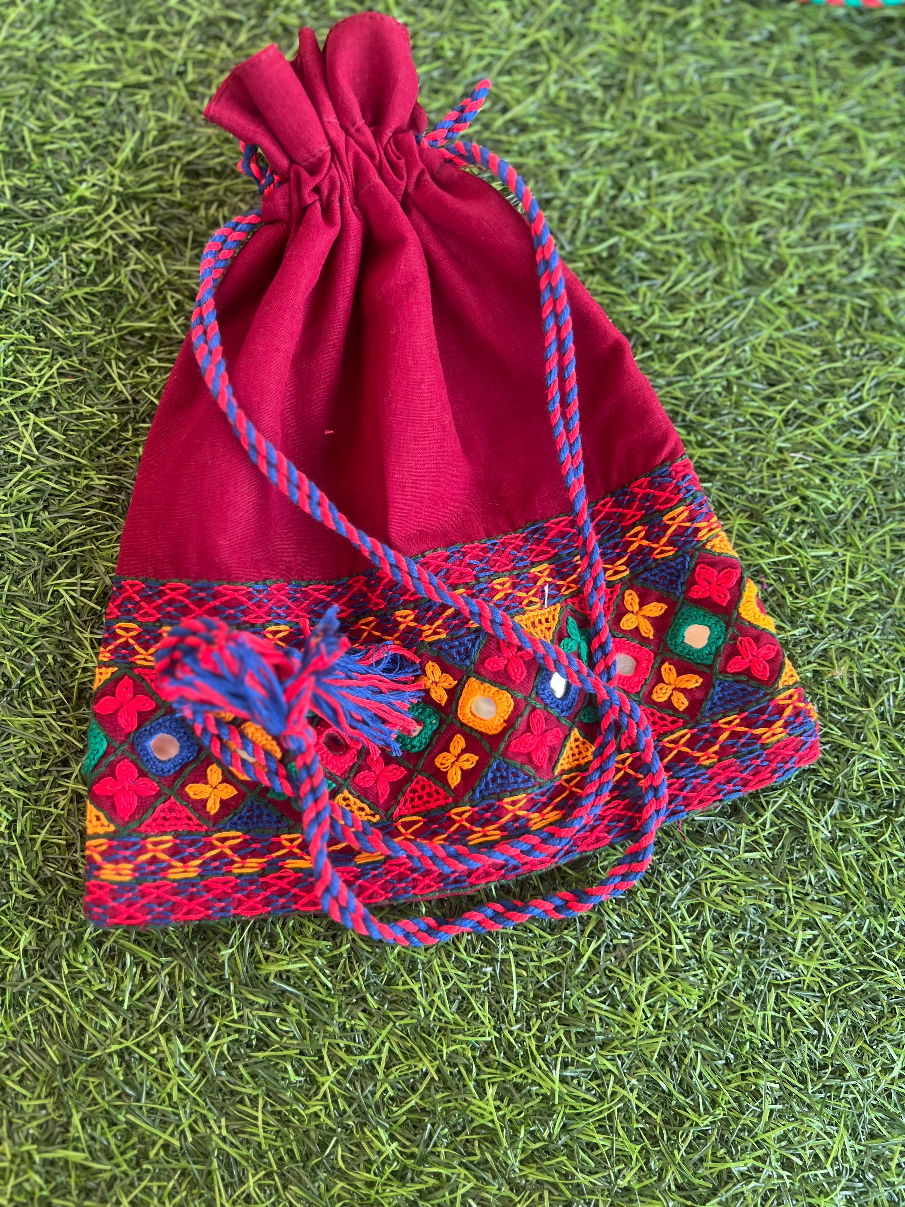 Cotton lambani potli bag