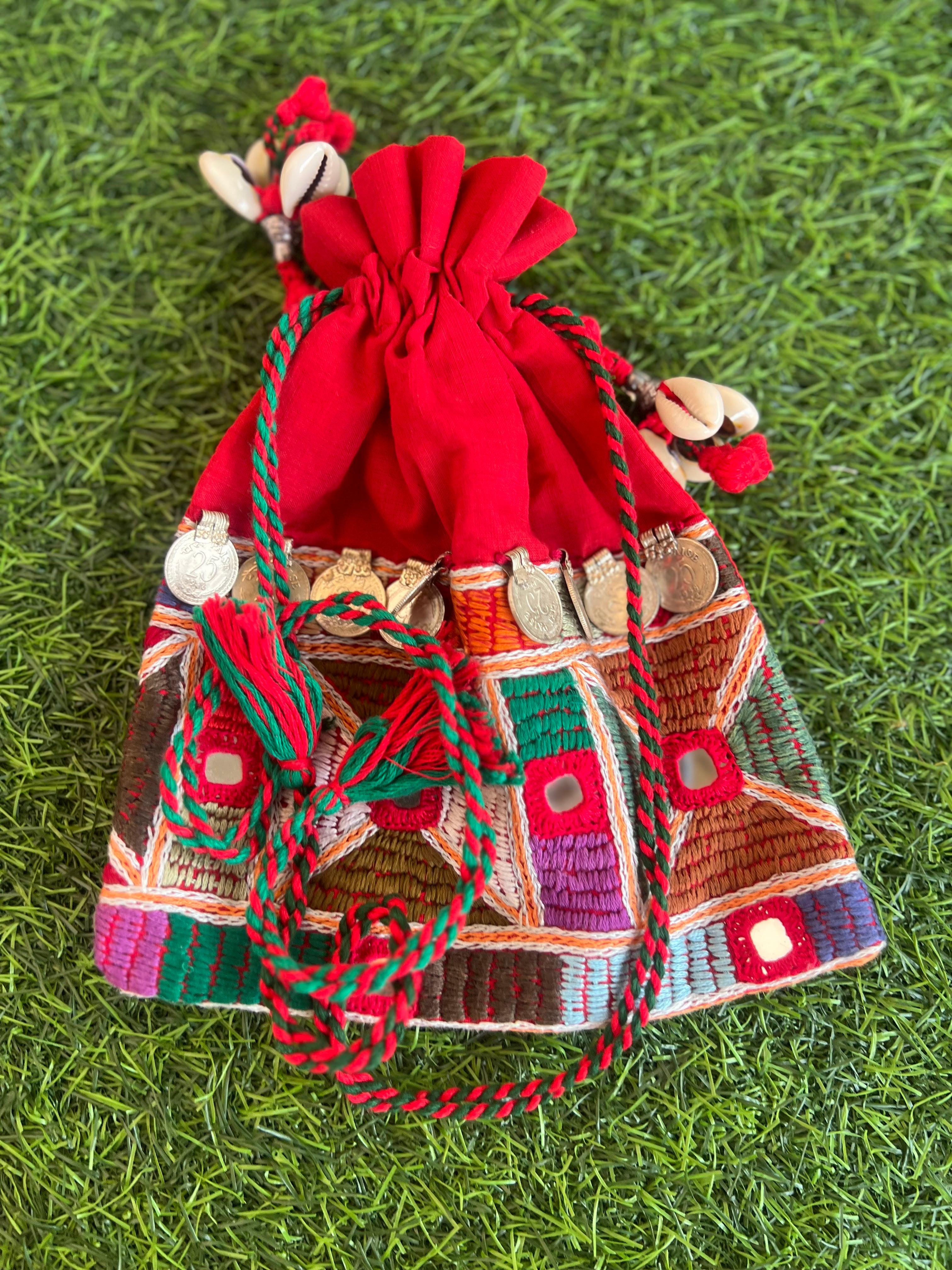 Cotton lambani potli bag