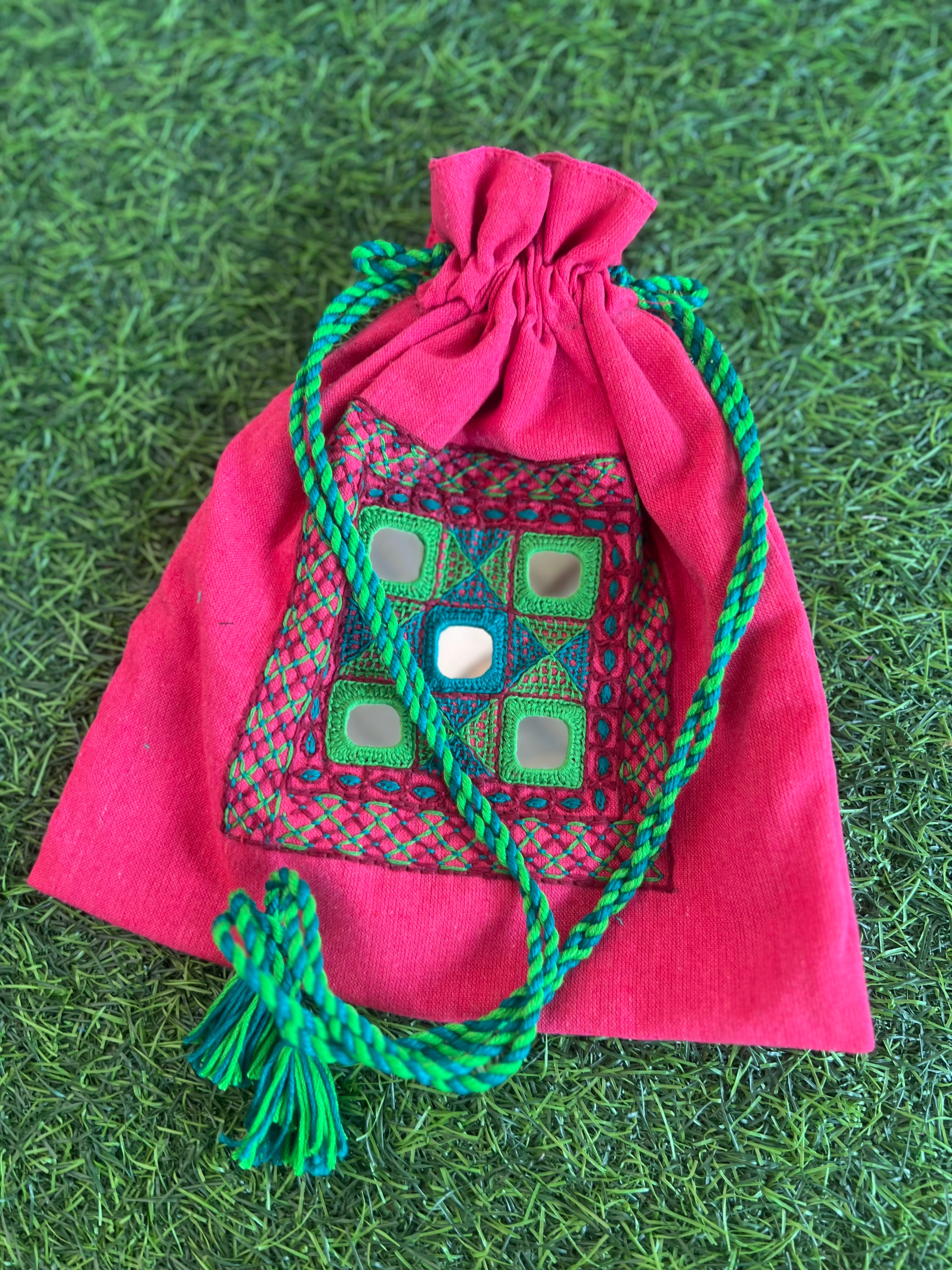 Cotton lambani potli bag