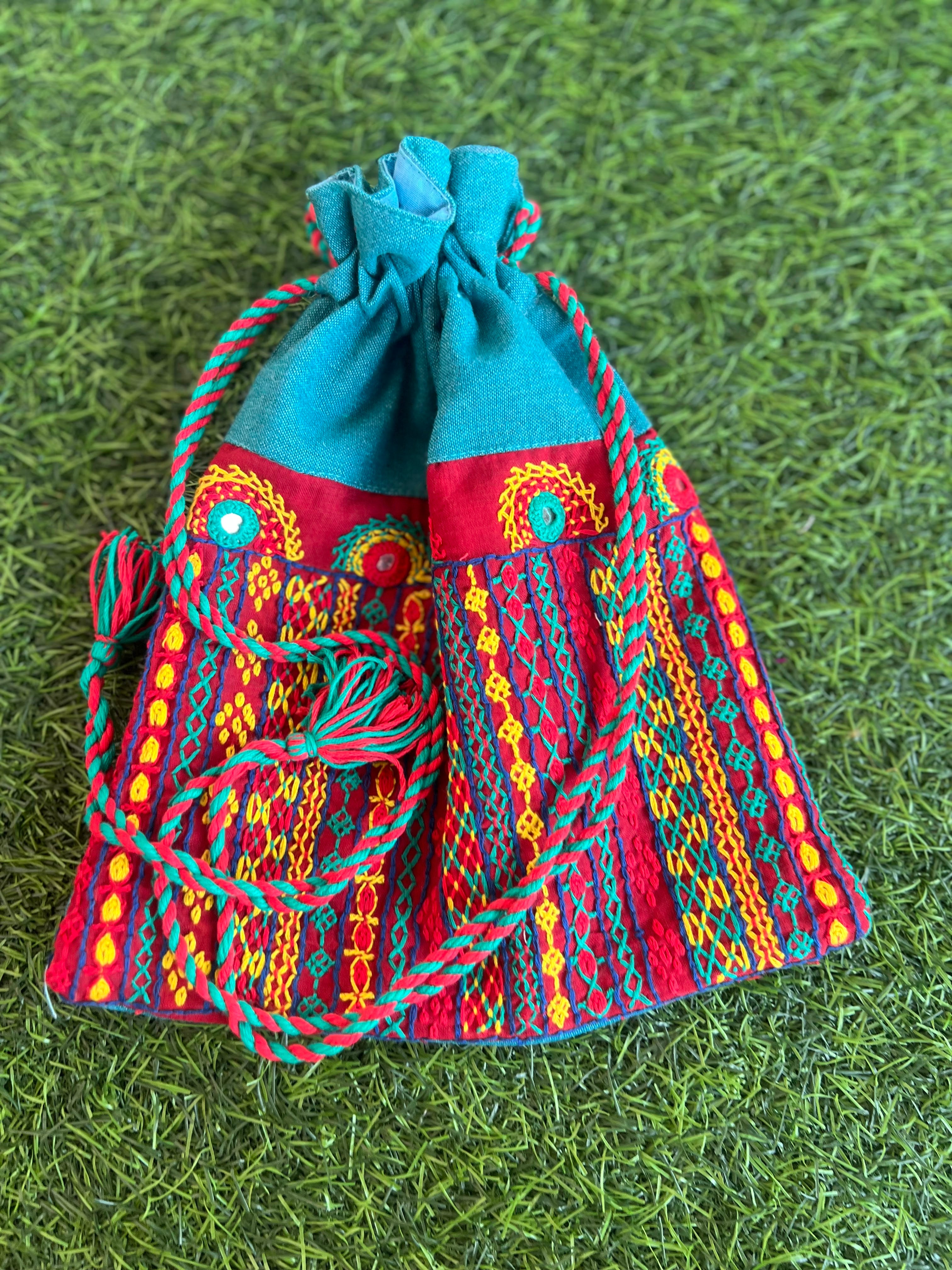 Cotton lambani potli bag