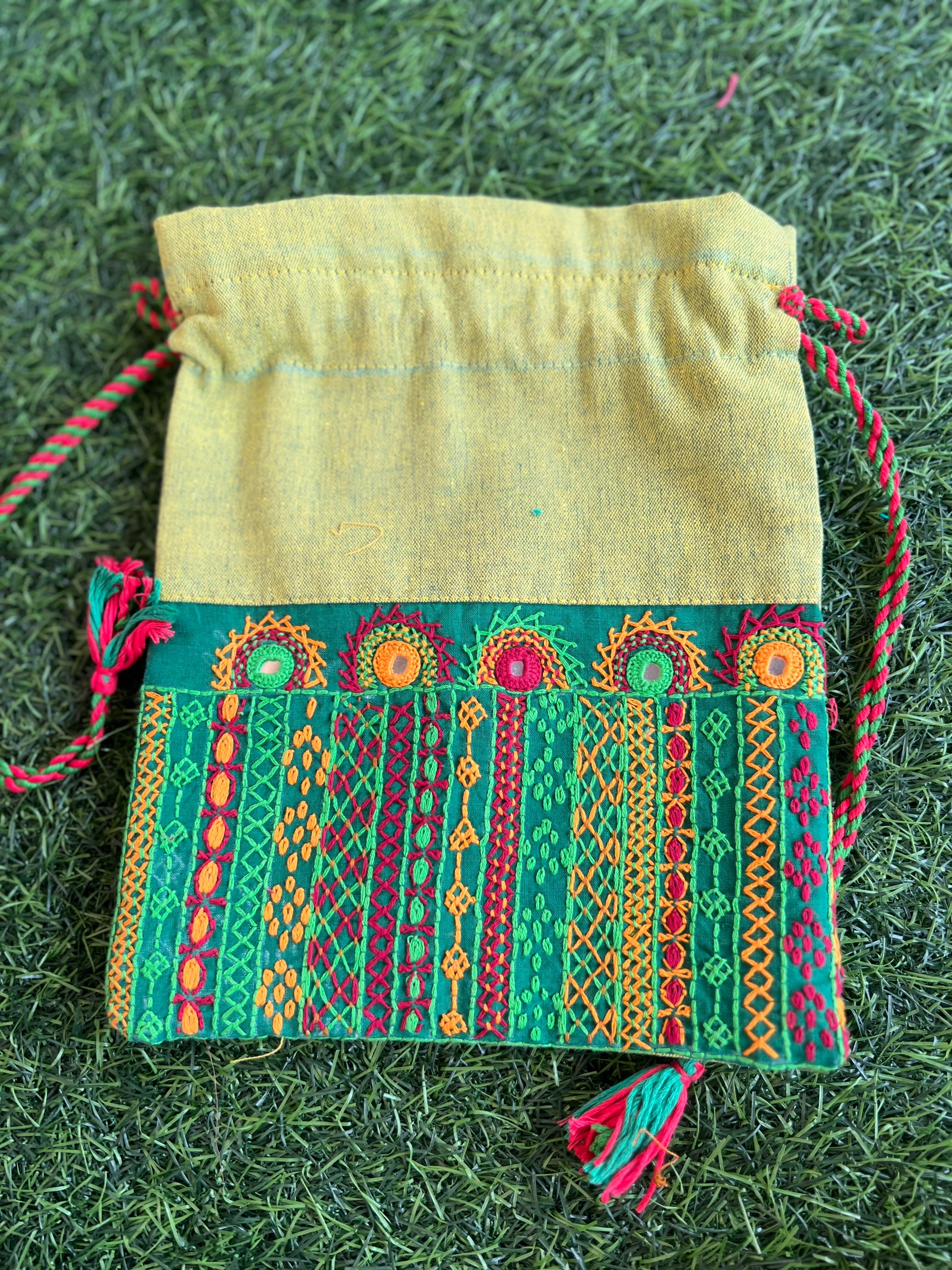 Cotton lambani potli bag