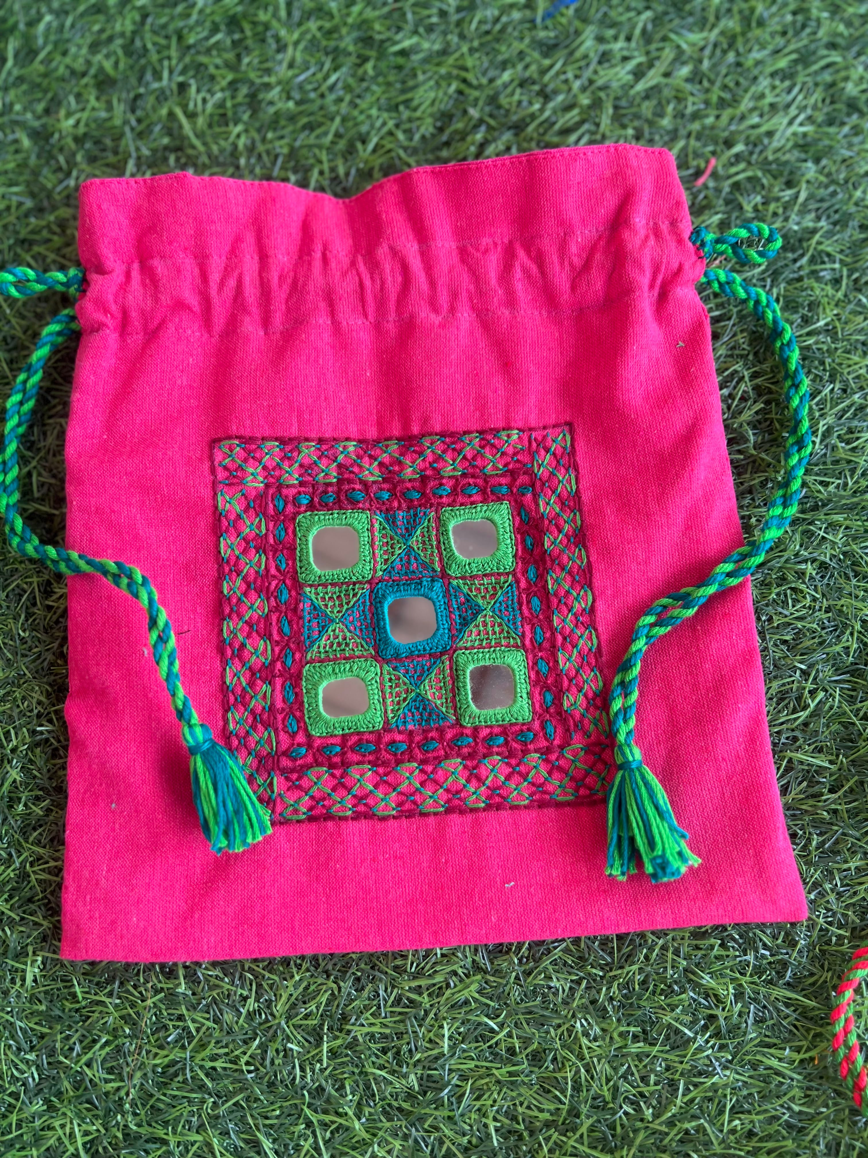 Cotton lambani potli bag