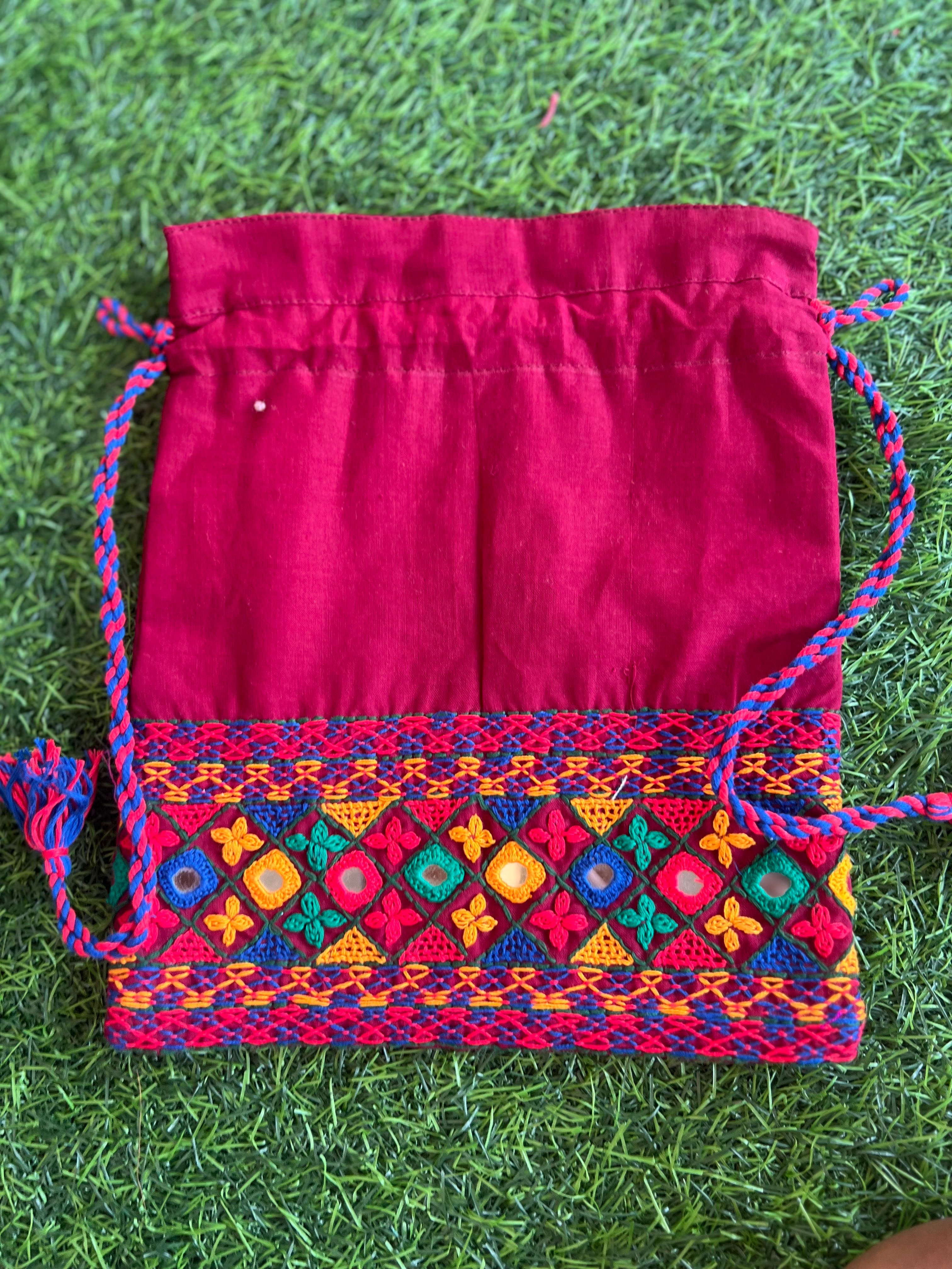 Cotton lambani potli bag