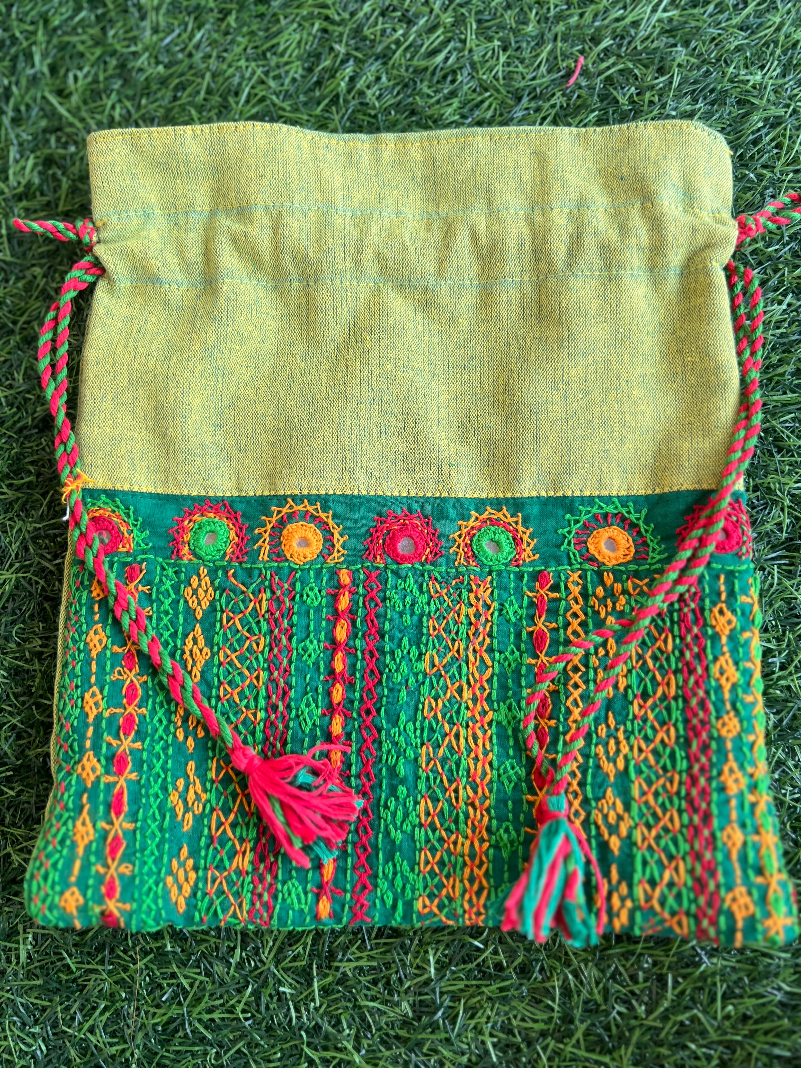 Cotton lambani potli bag