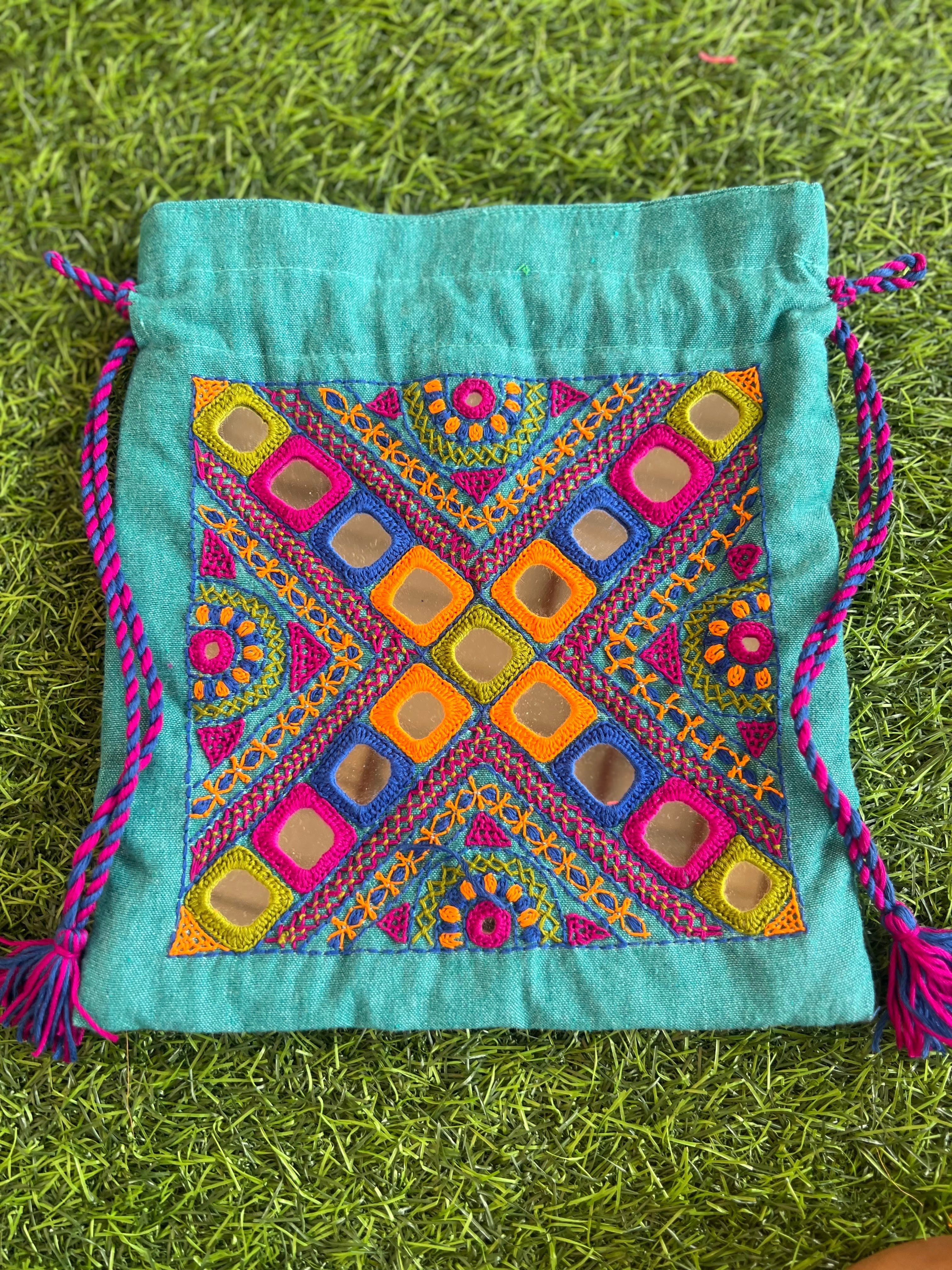 Cotton lambani potli bag