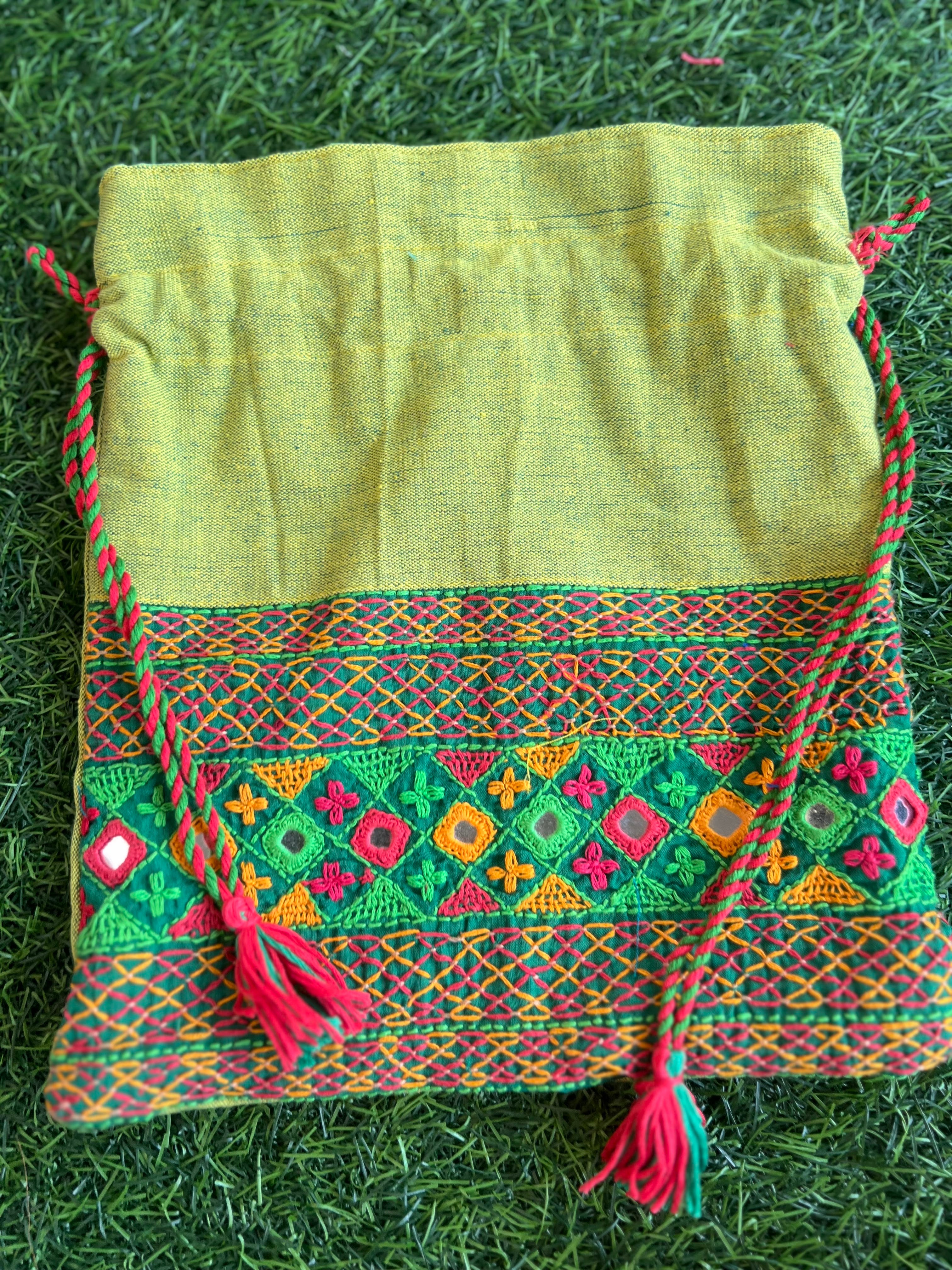 Cotton lambani potli bag