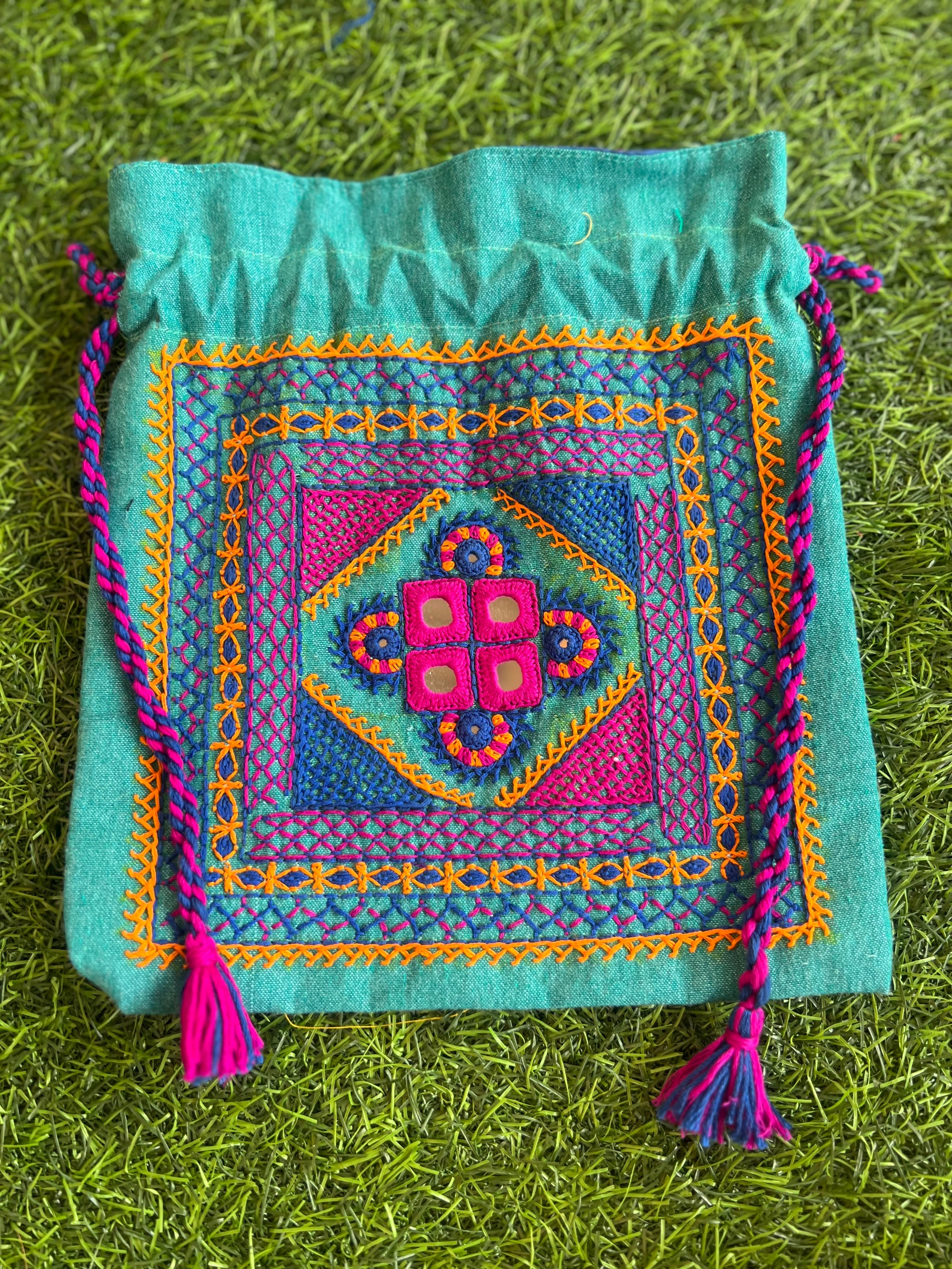 Cotton lambani potli bag