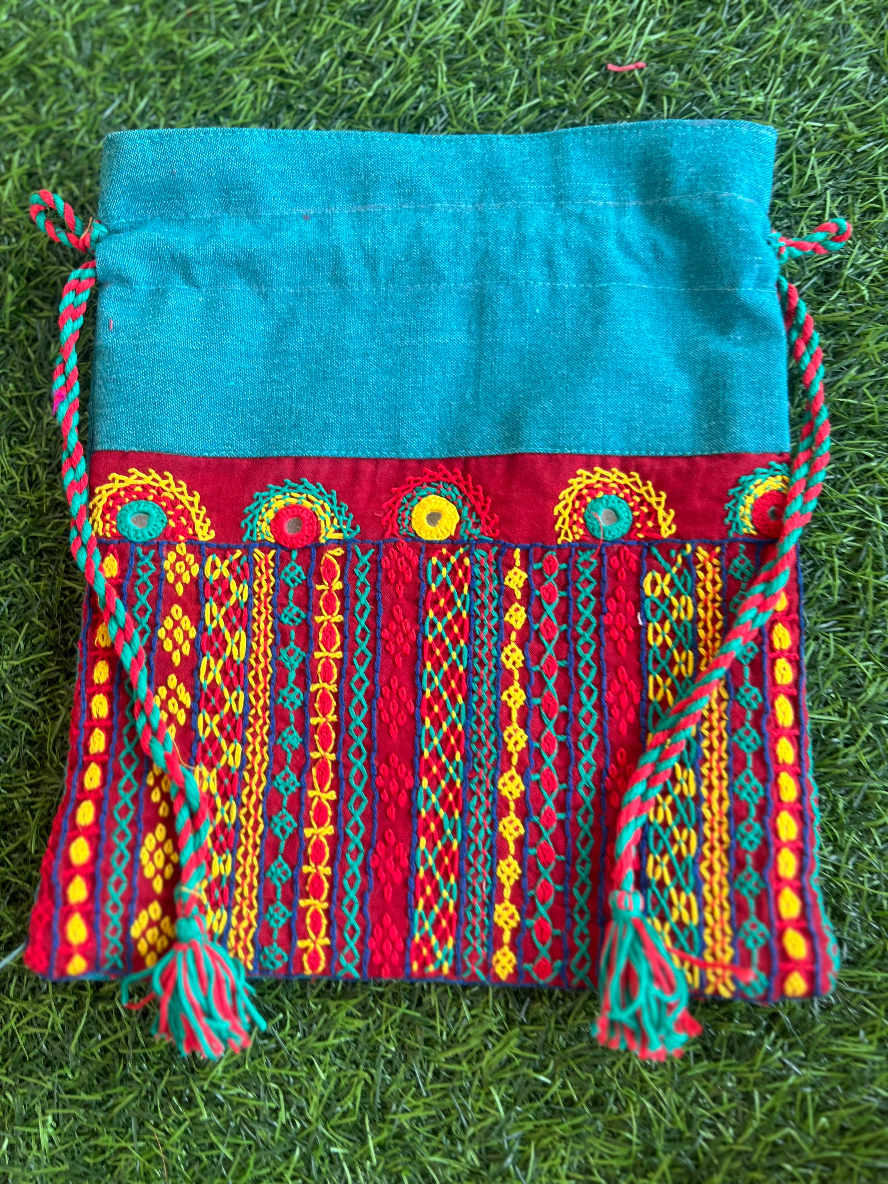 Cotton lambani potli bag