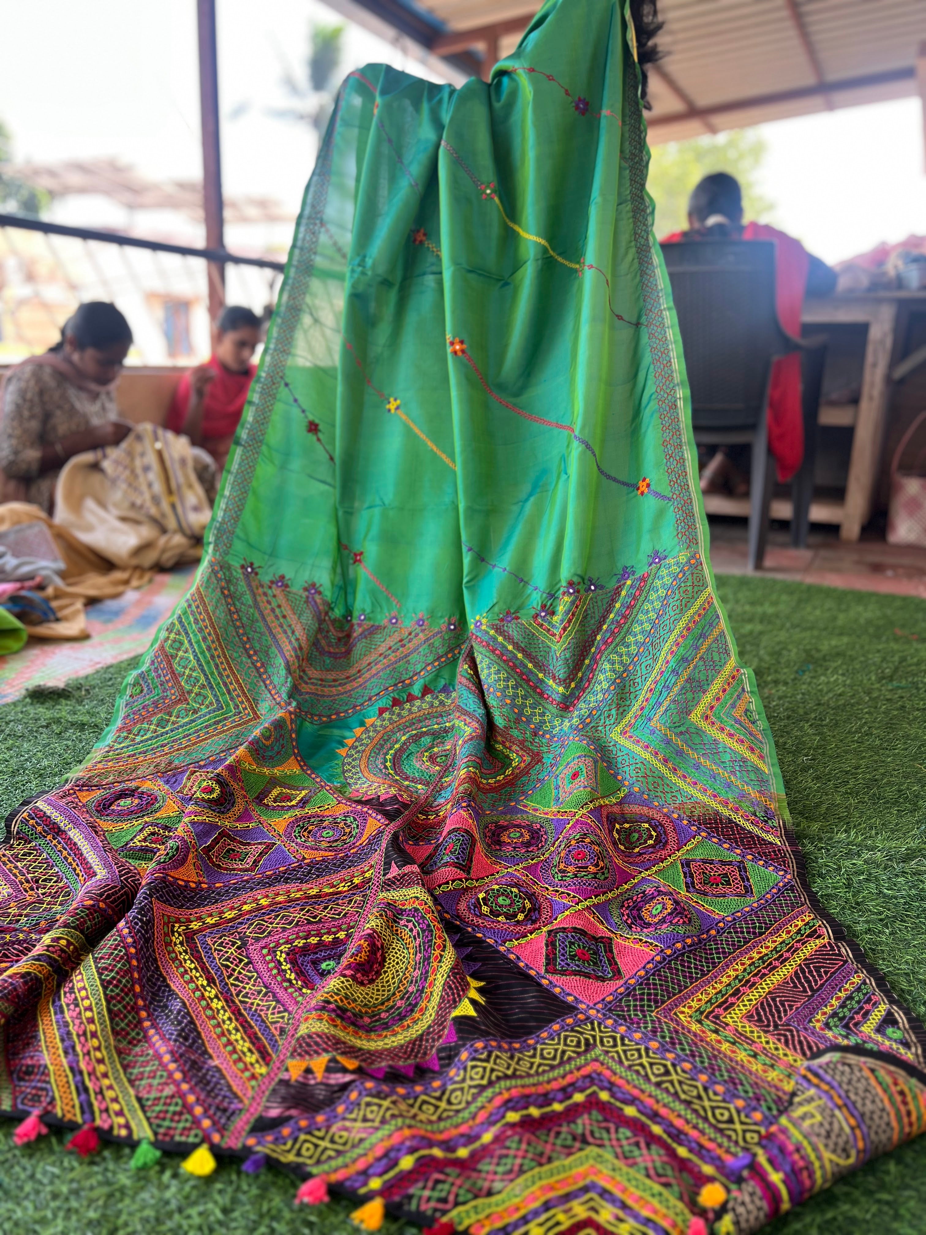 Molkalmuru silk lambani saree