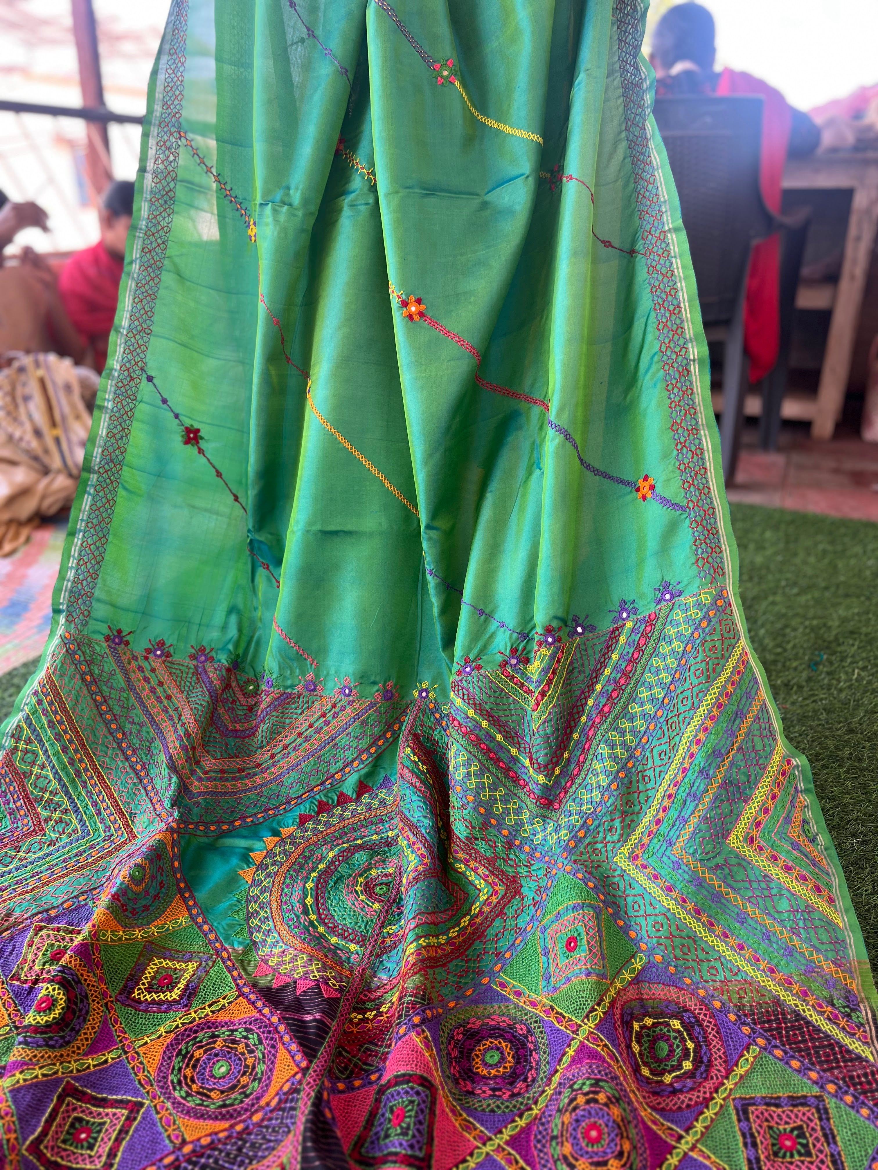 Molkalmuru silk lambani saree