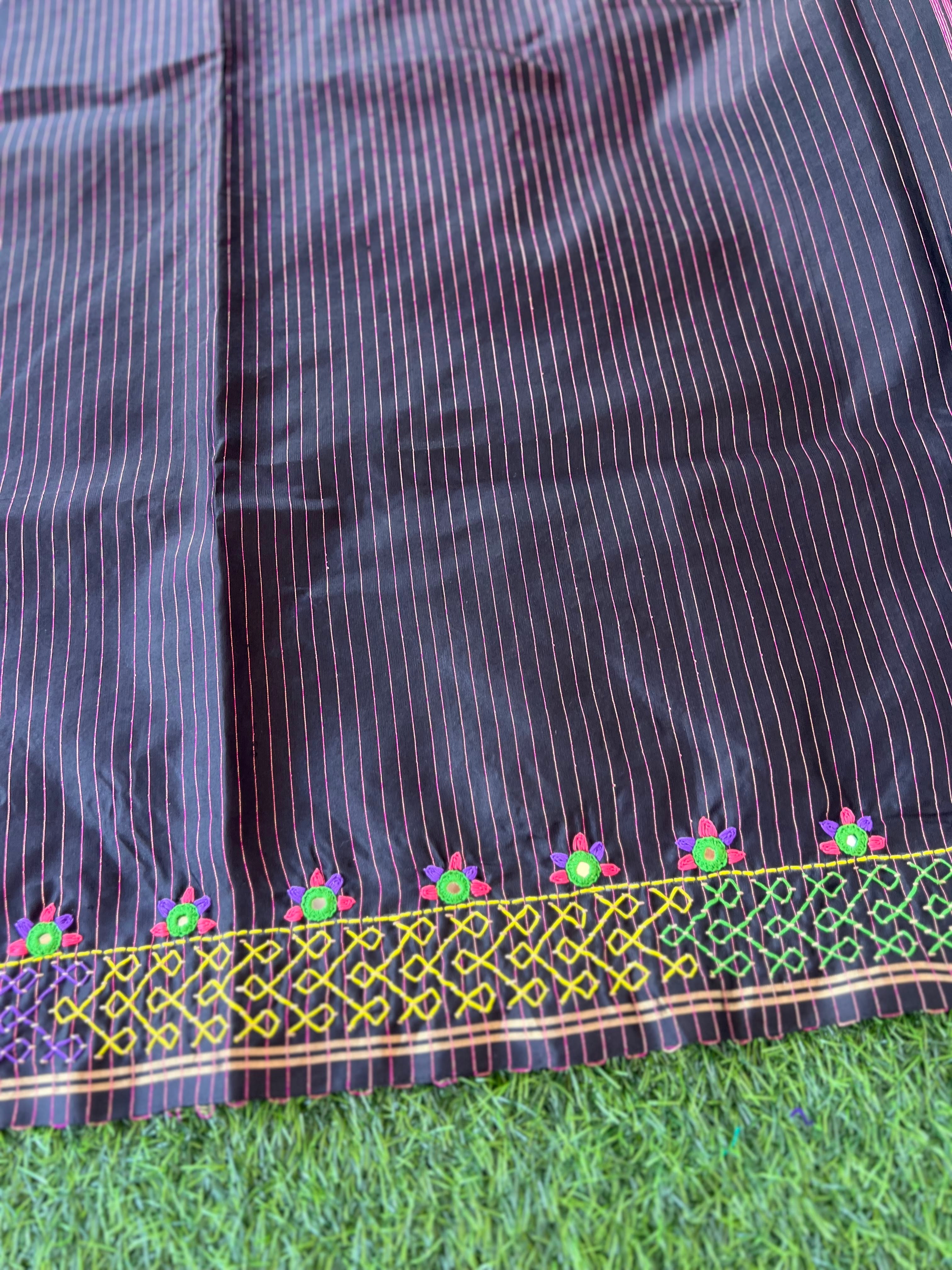 Molkalmuru silk lambani saree