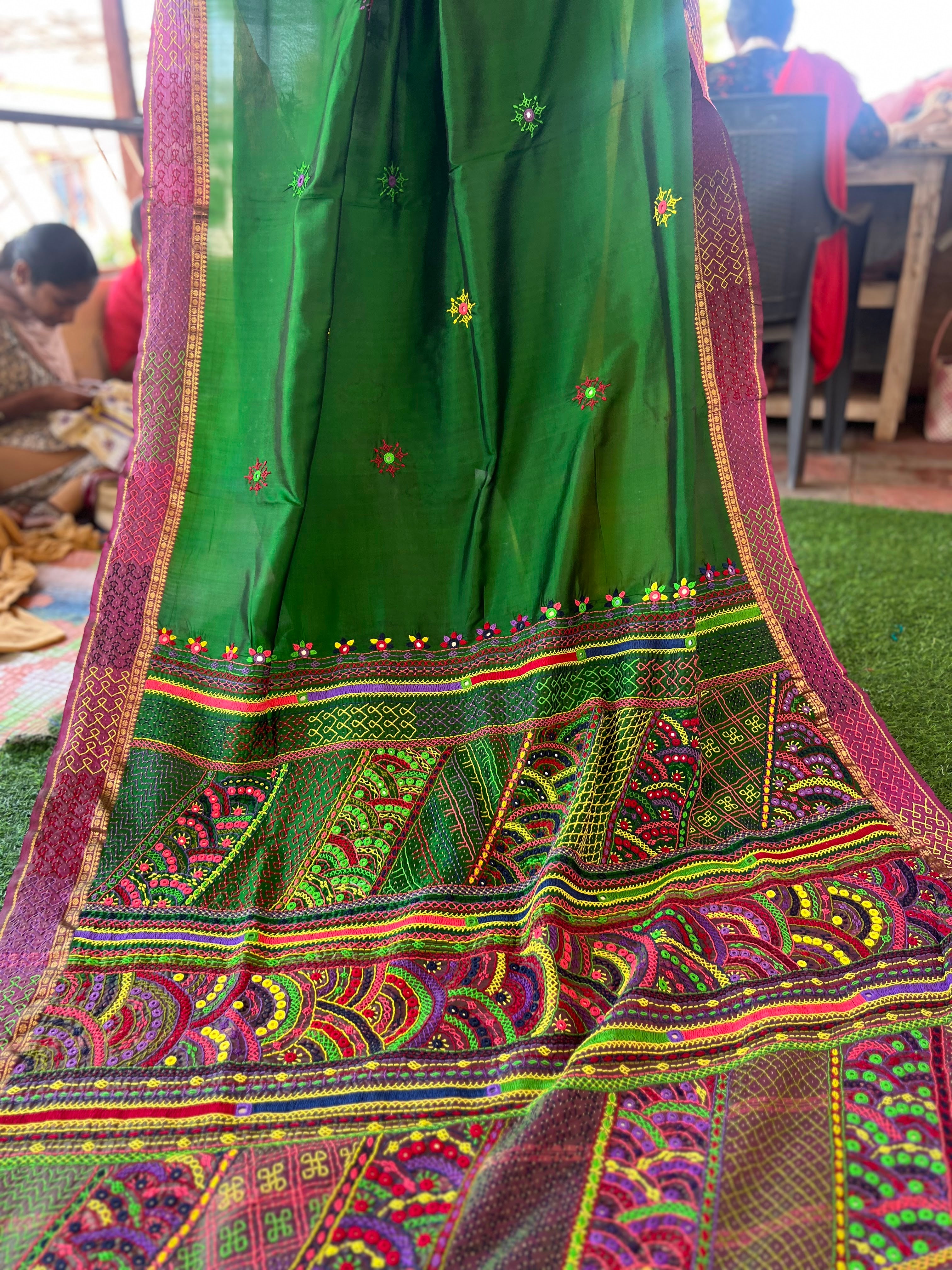 Molkalmuru silk lambani saree