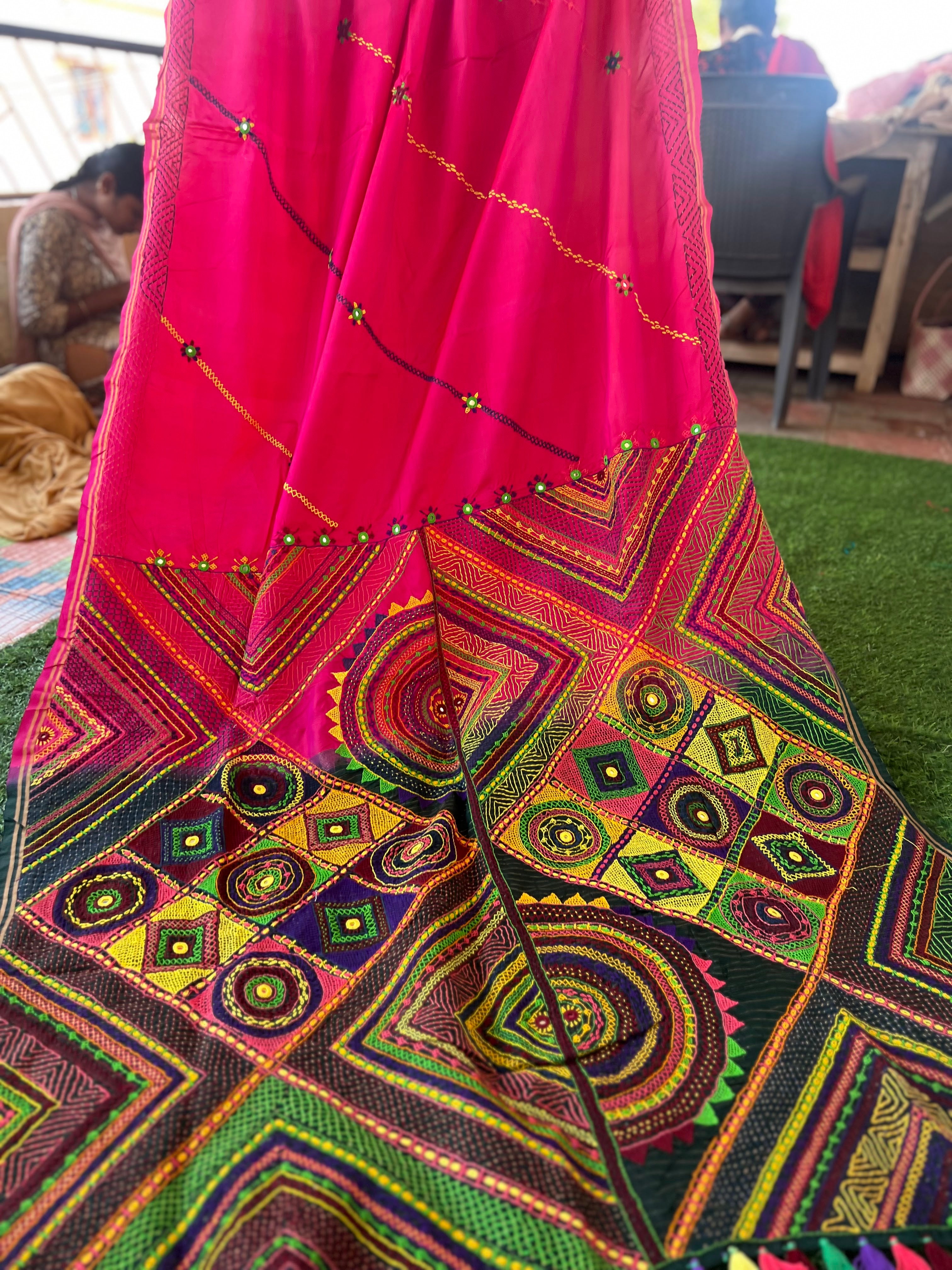 Molkalmuru silk lambani saree