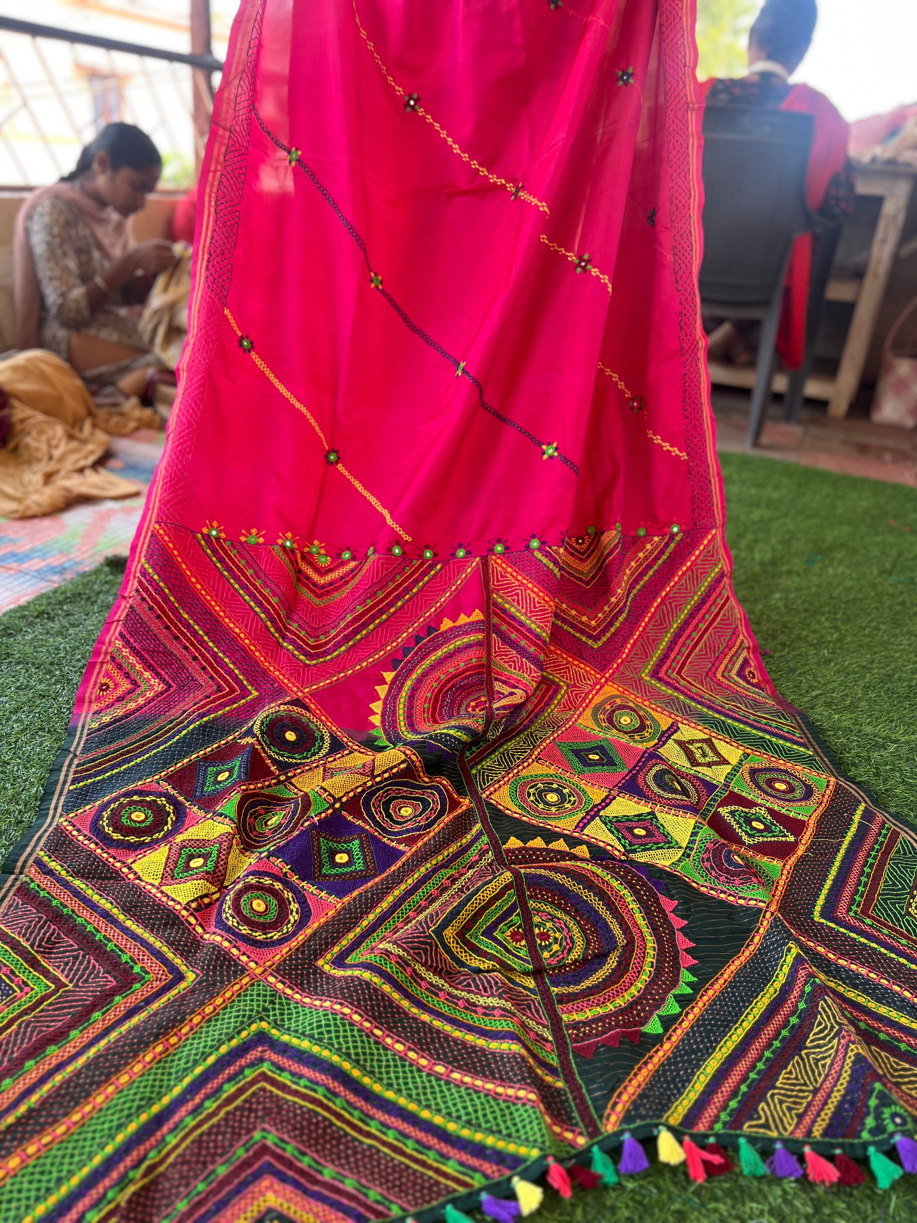 Molkalmuru silk lambani saree