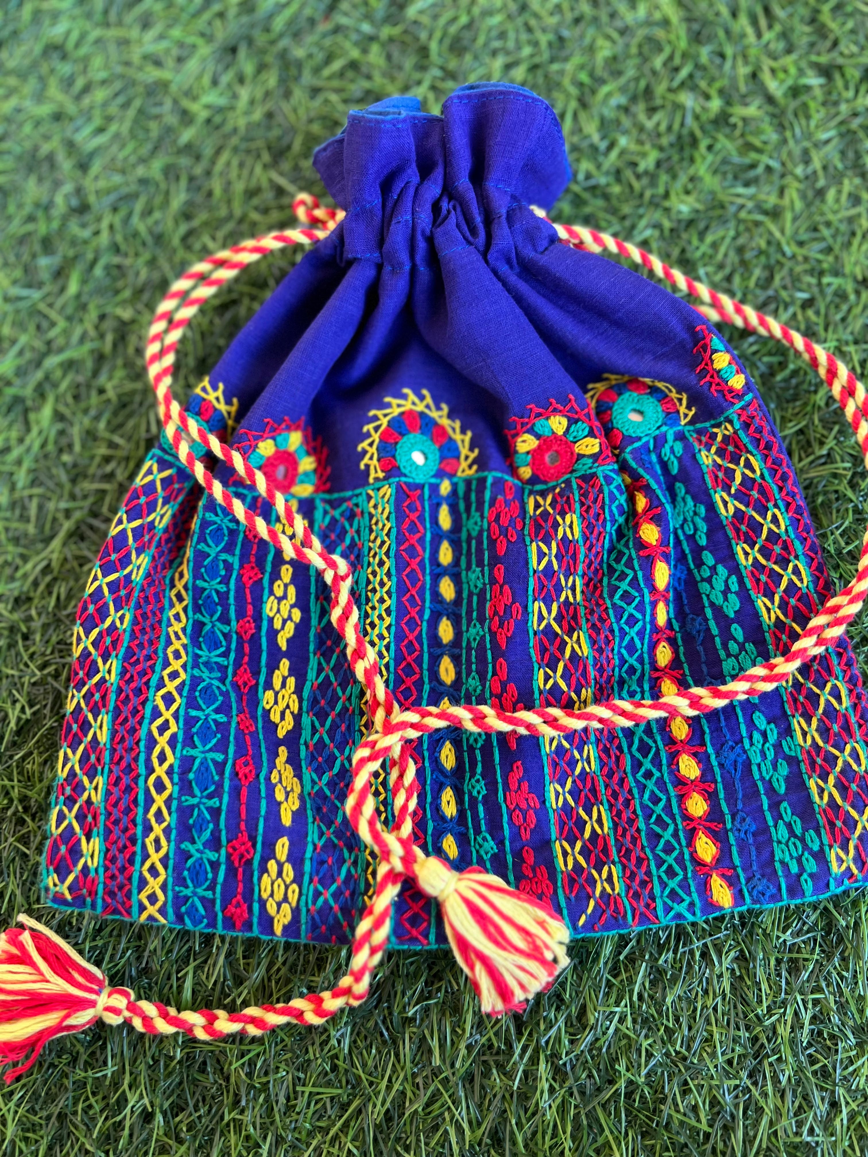 Cotton lambani potli bag