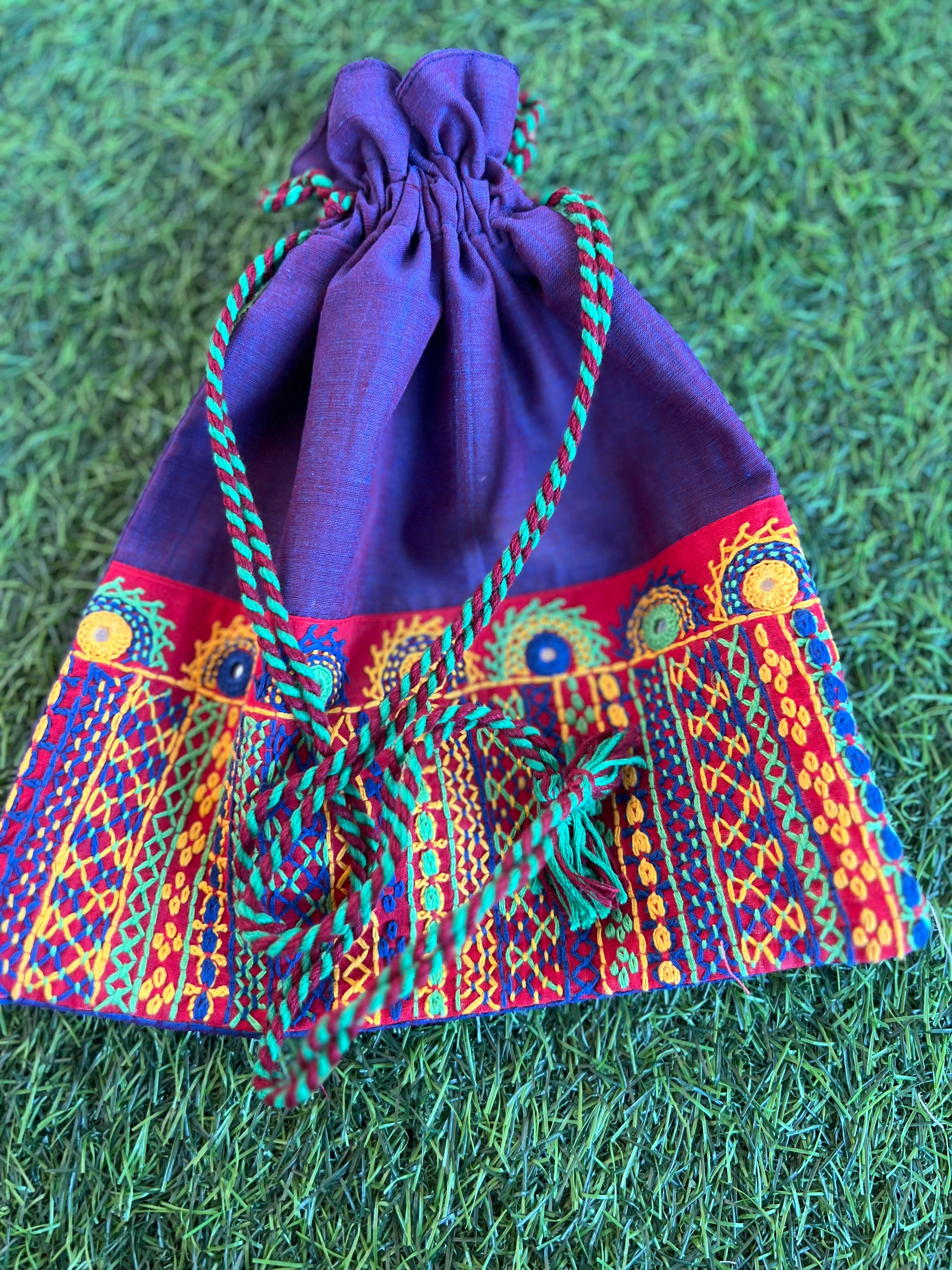 Cotton lambani potli bag