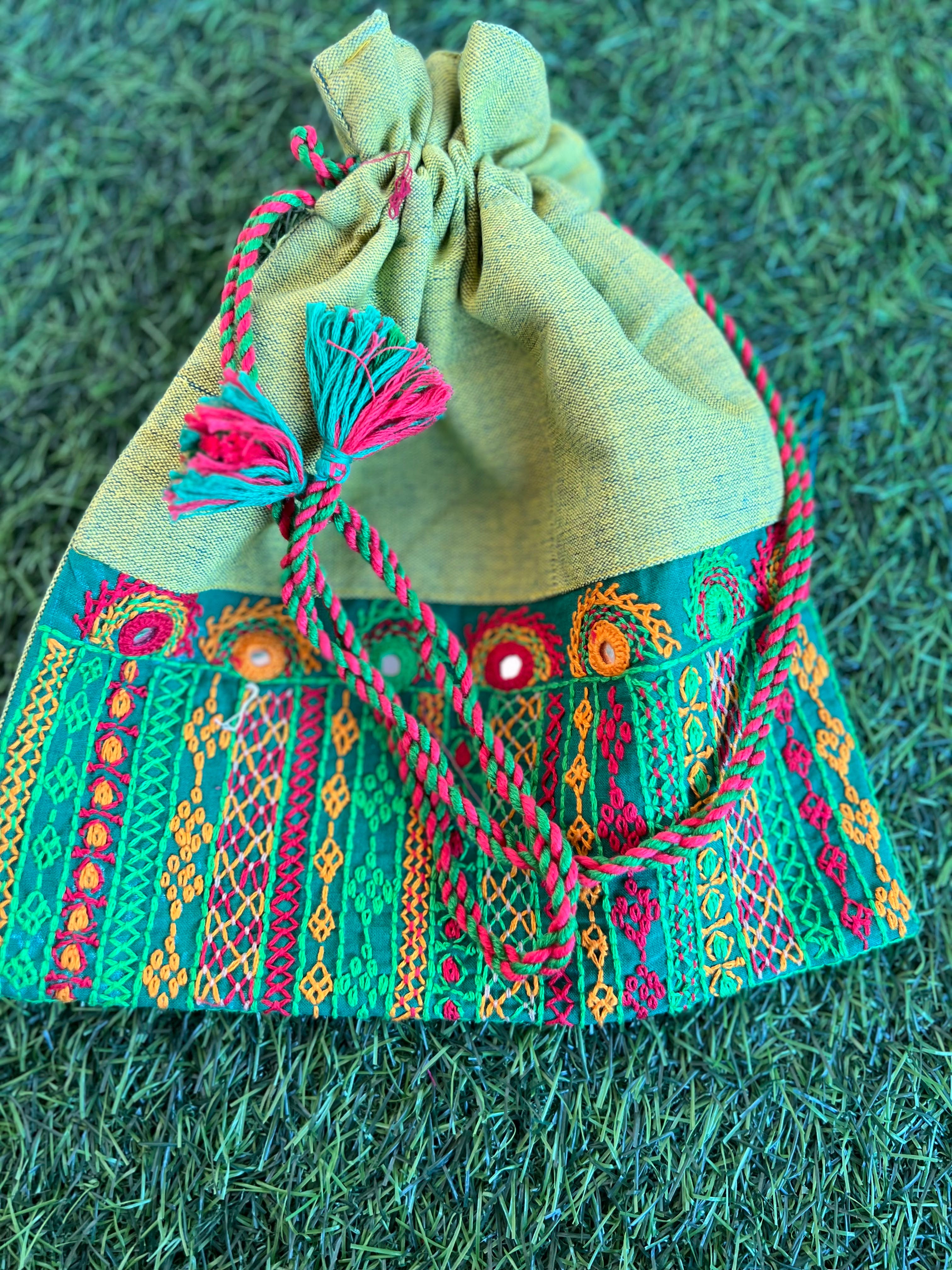 Cotton lambani potli bag