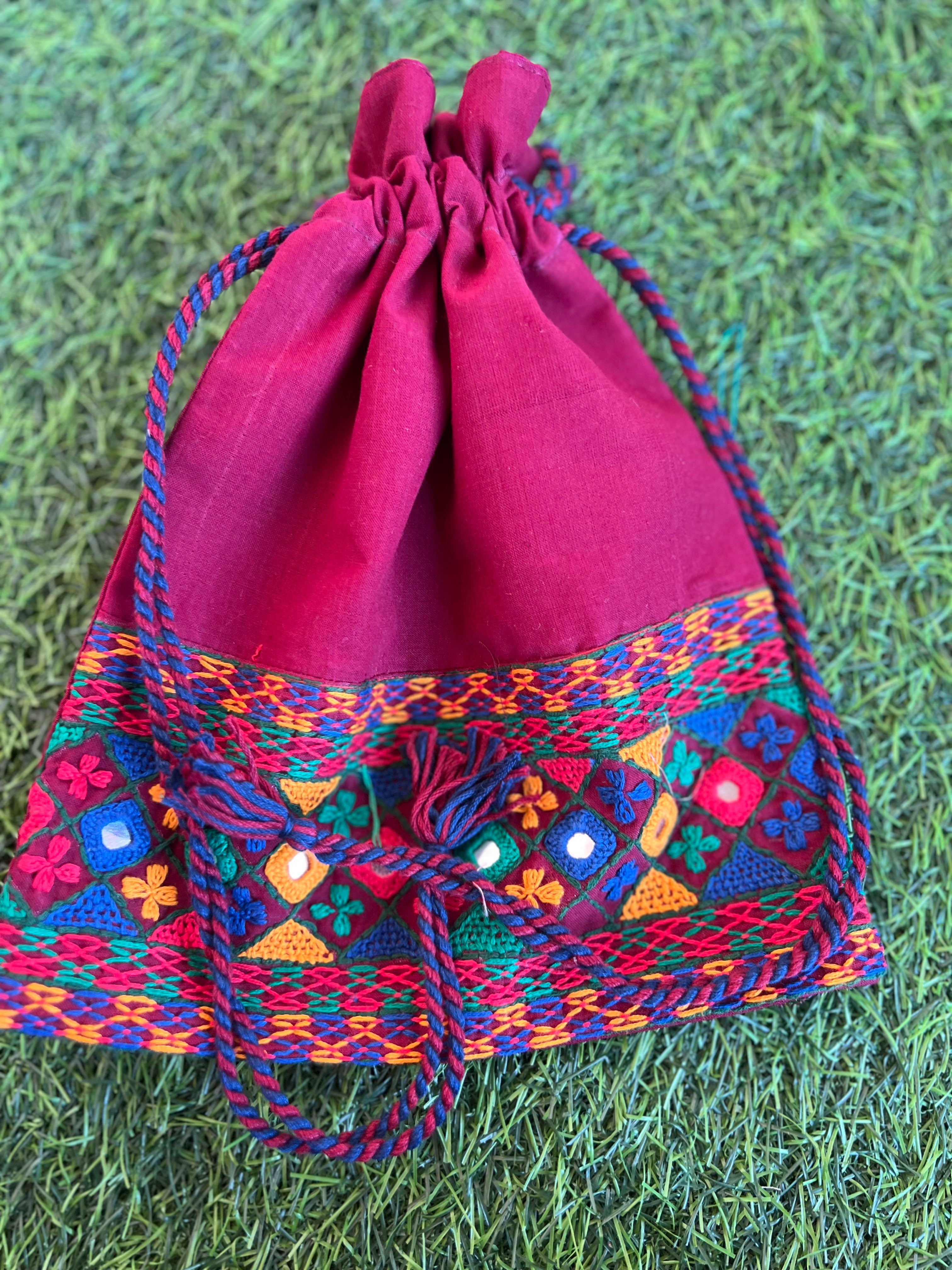 Cotton lambani potli bag