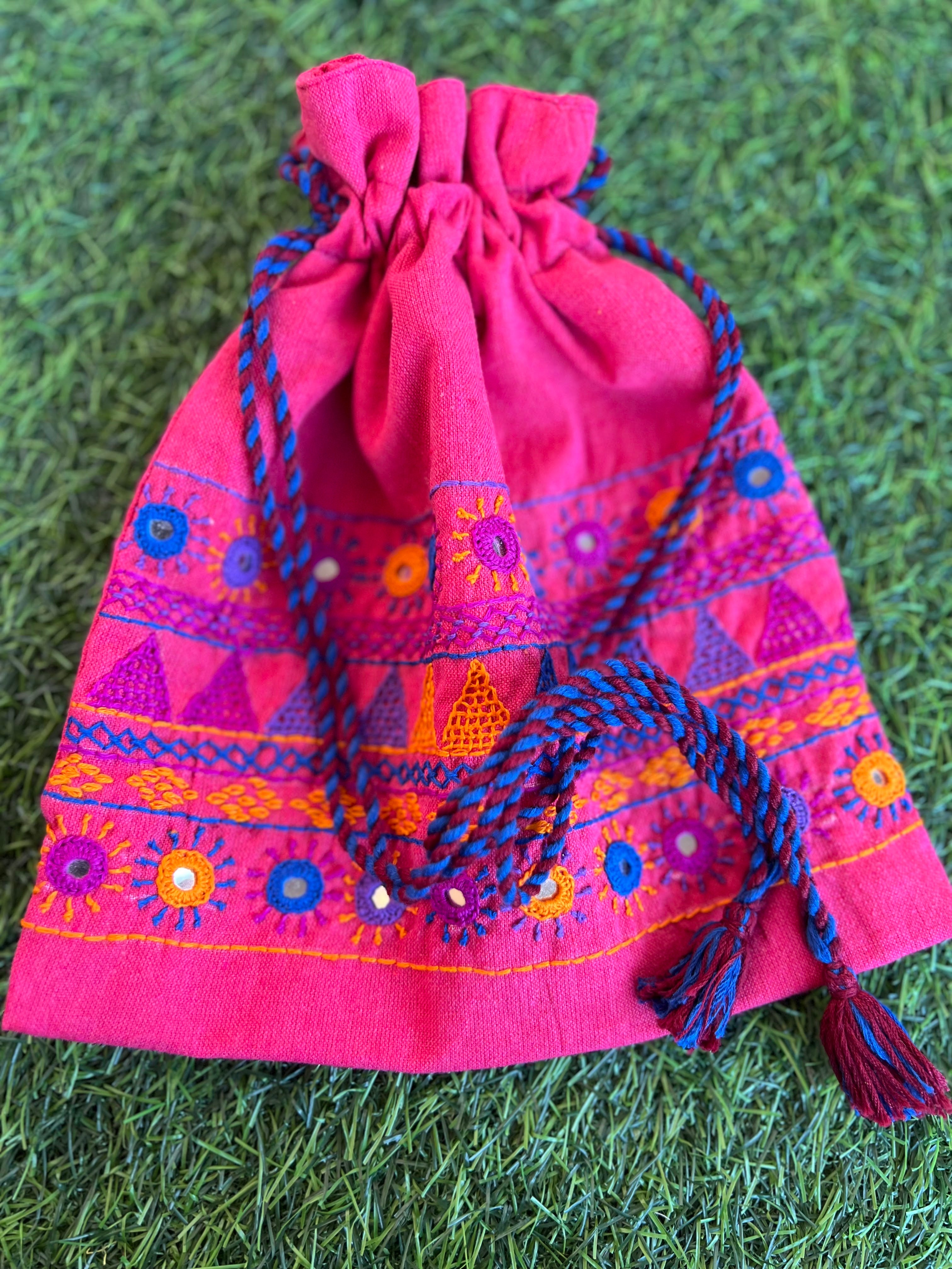 Cotton lambani potli bag