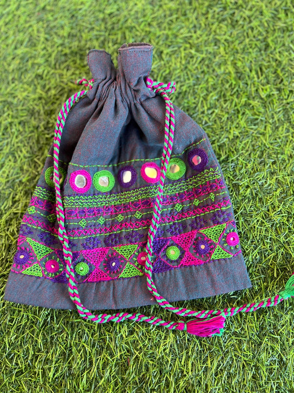 Cotton lambani potli bag