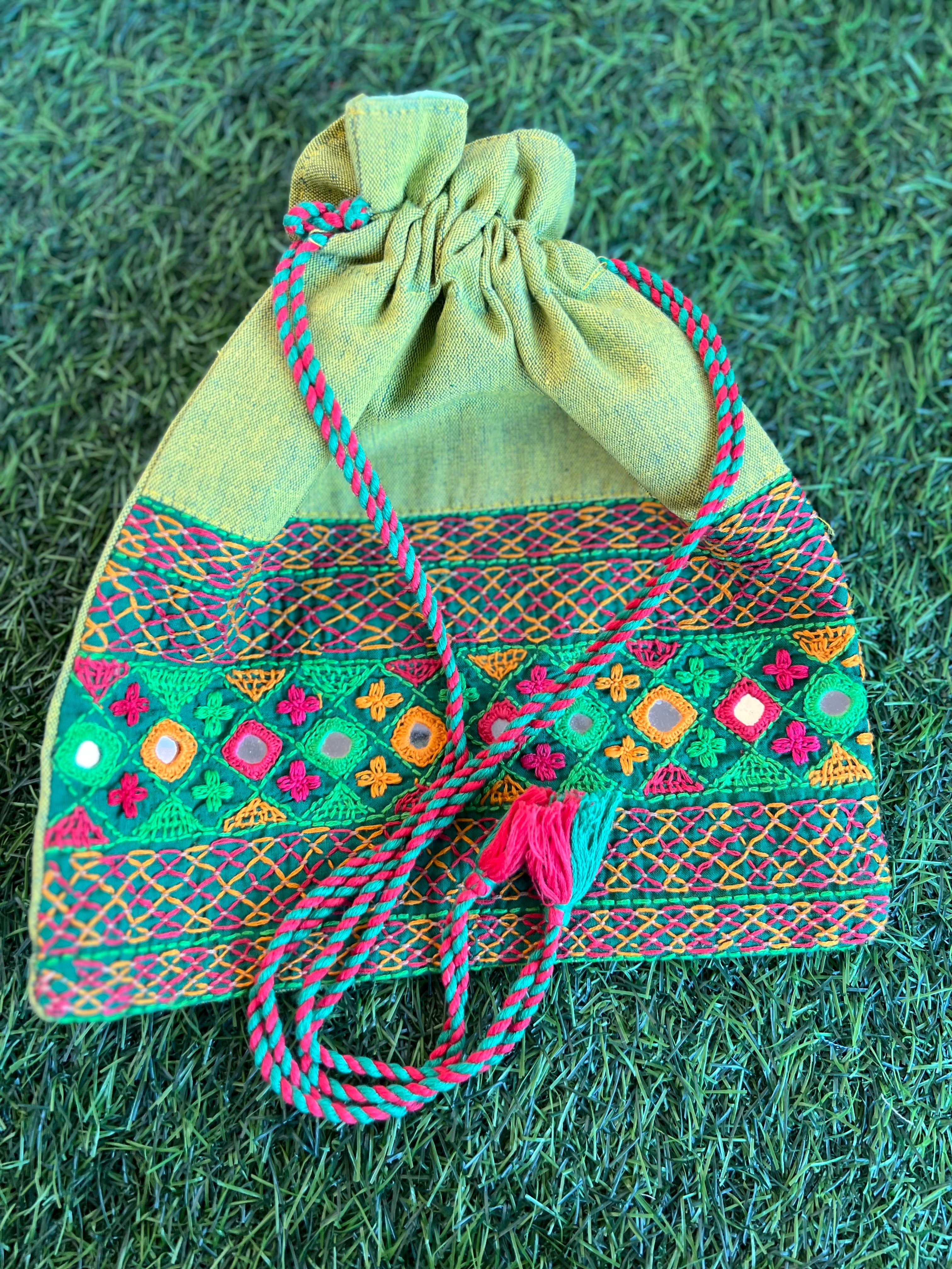 Cotton lambani potli bag