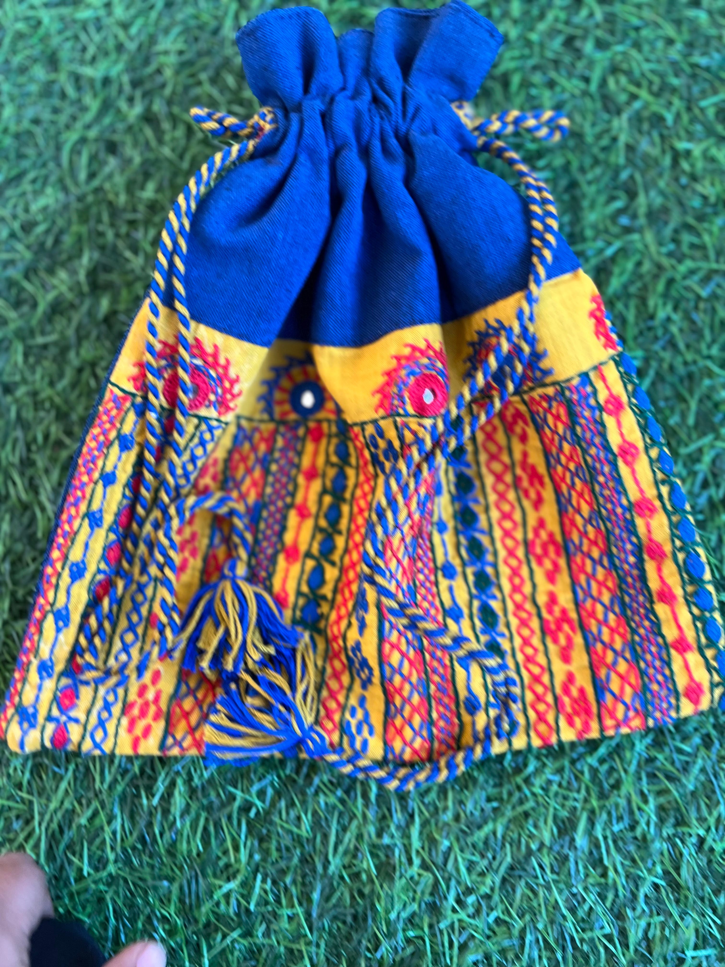 Cotton lambani potli bag