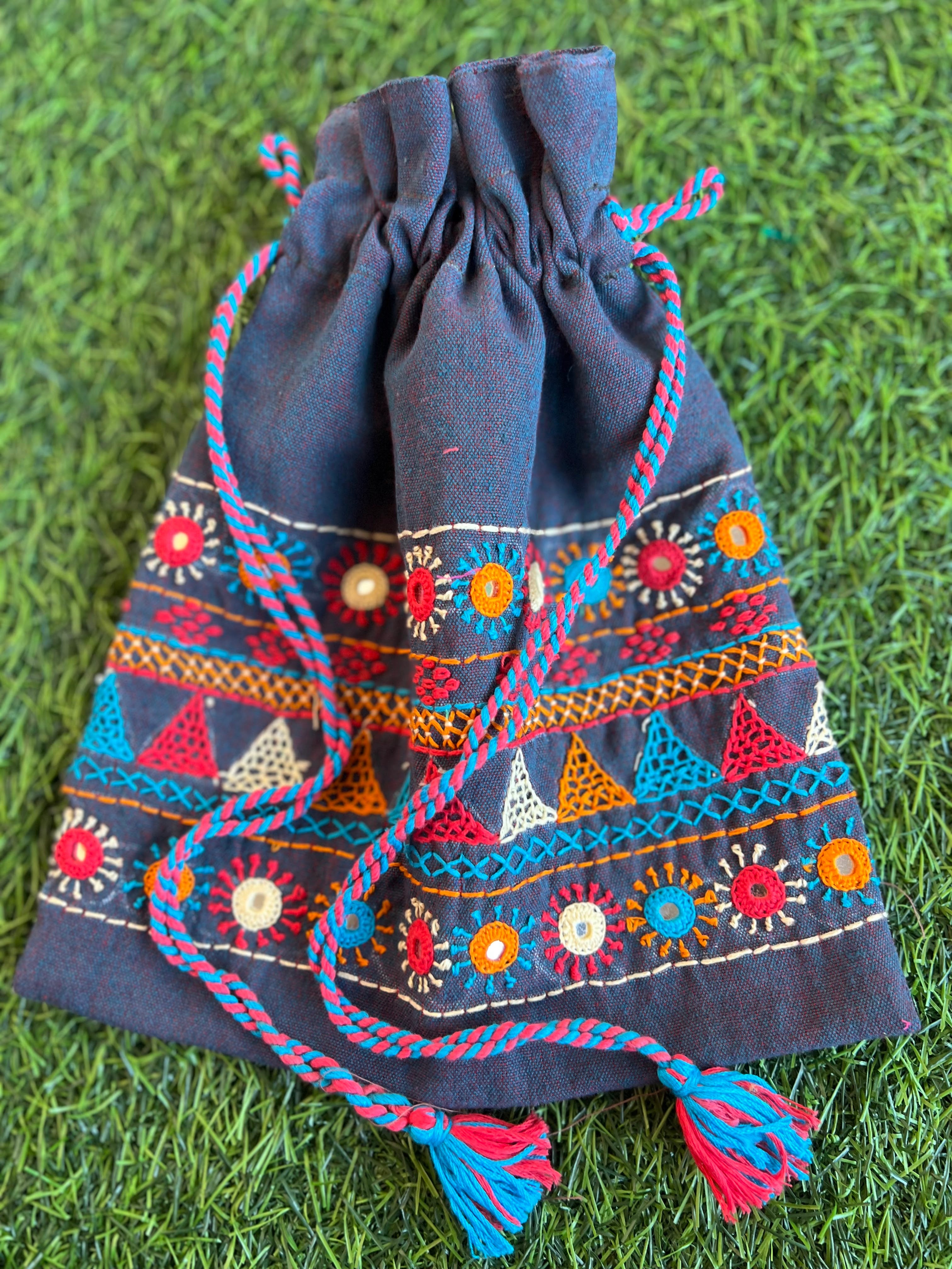 Cotton lambani potli bag