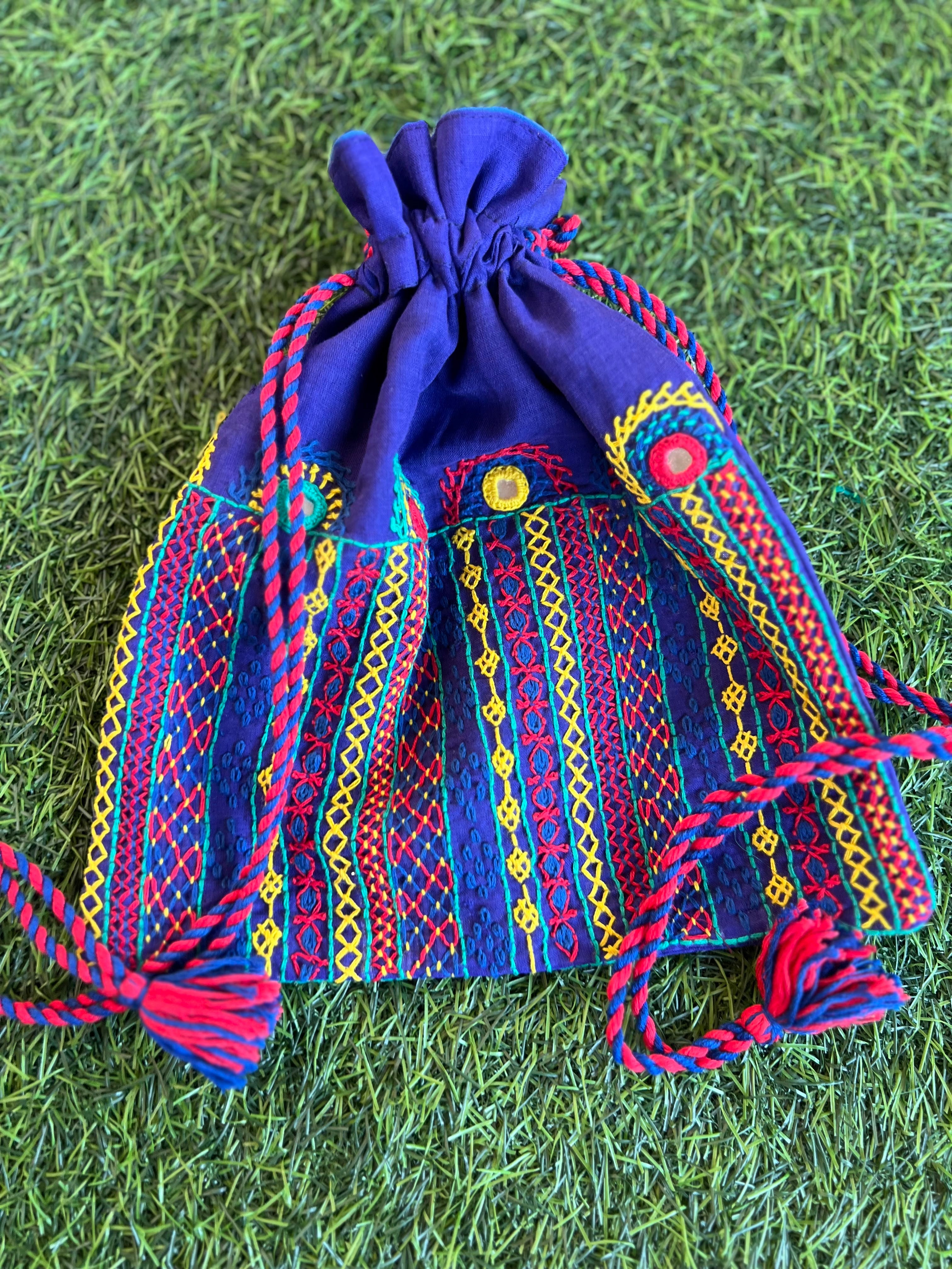 Cotton lambani potli bag