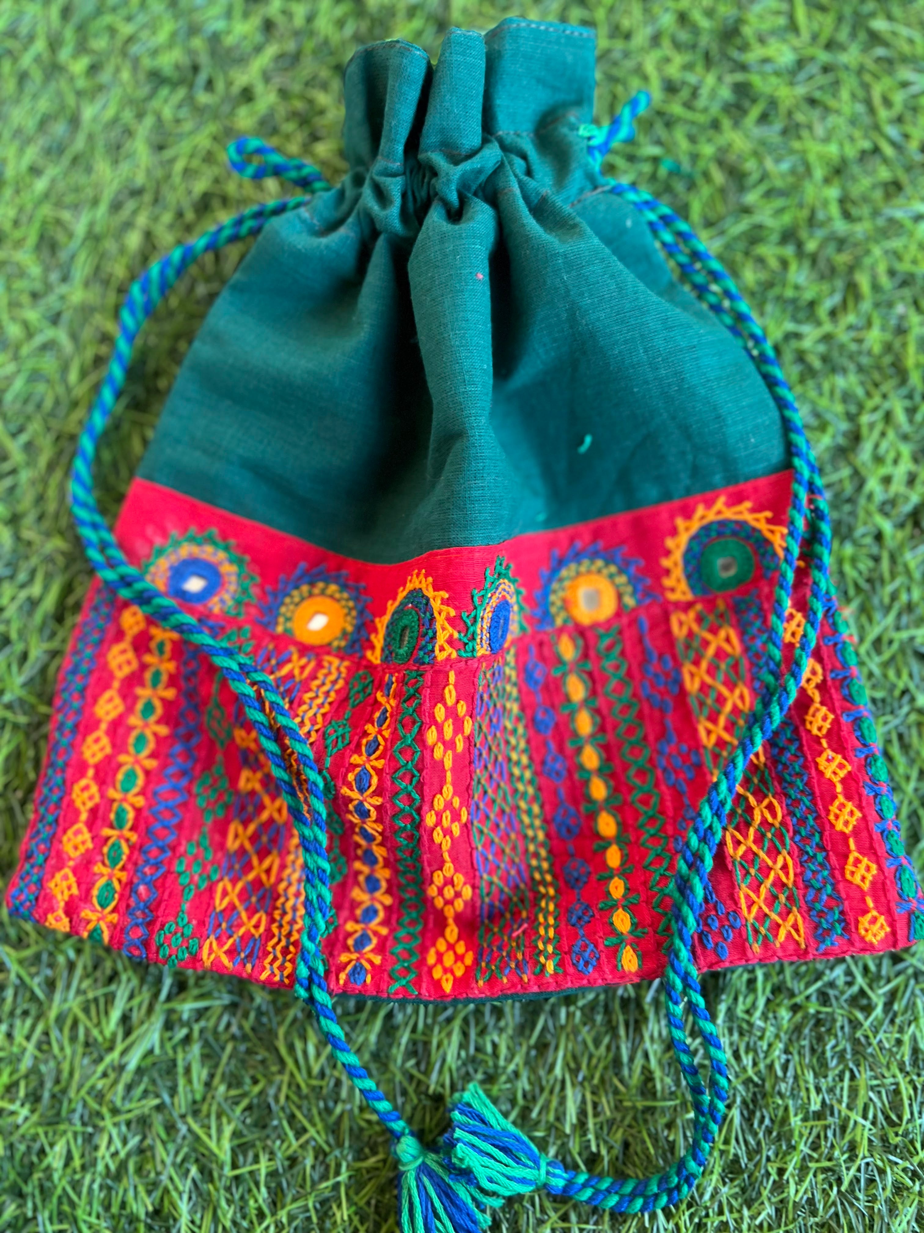 Cotton lambani potli bag