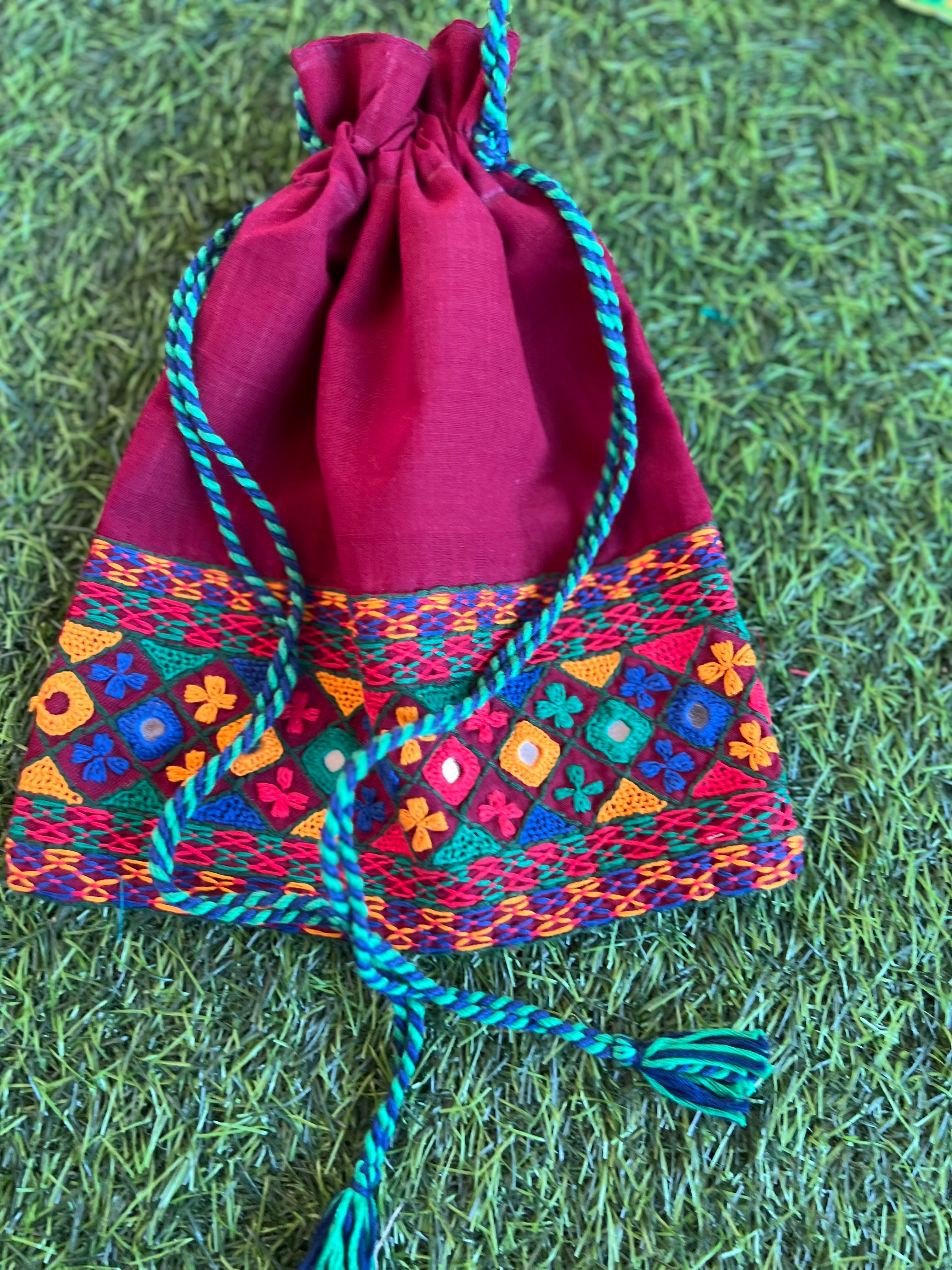 Cotton lambani potli bag