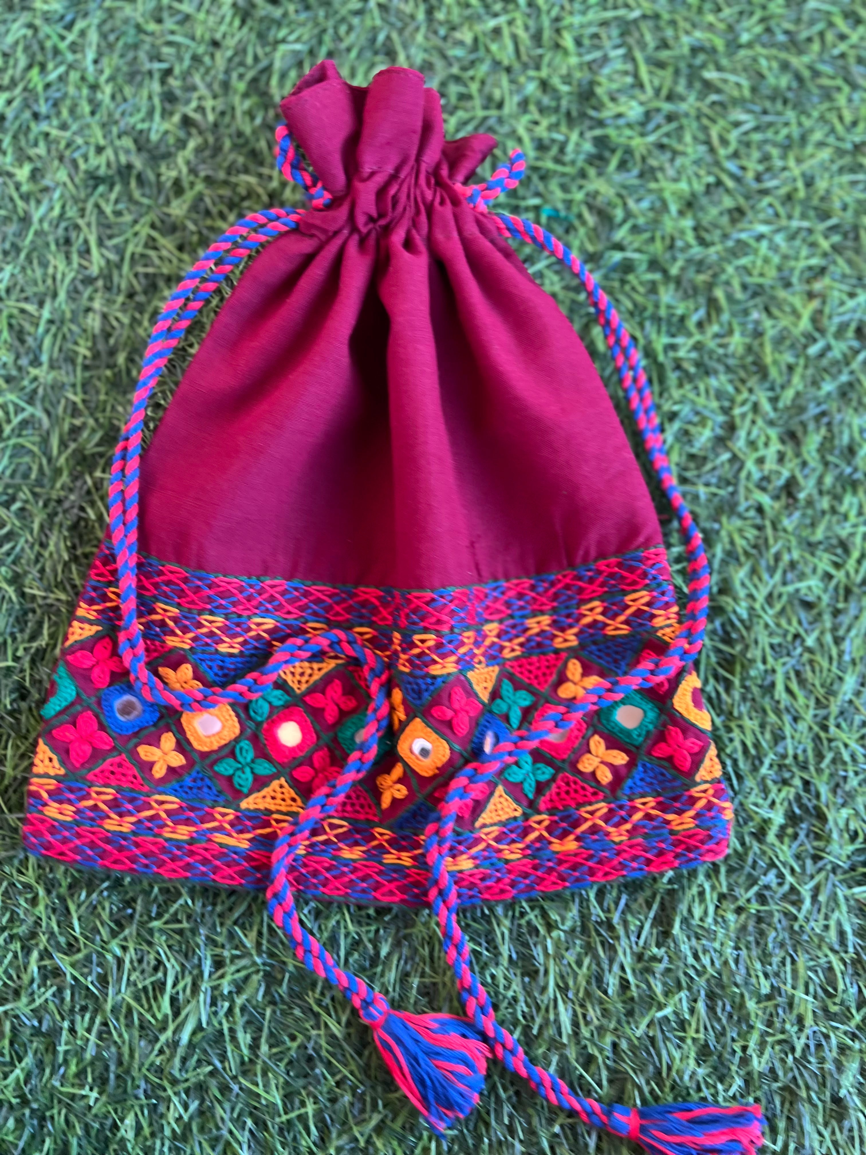 Cotton lambani potli bag