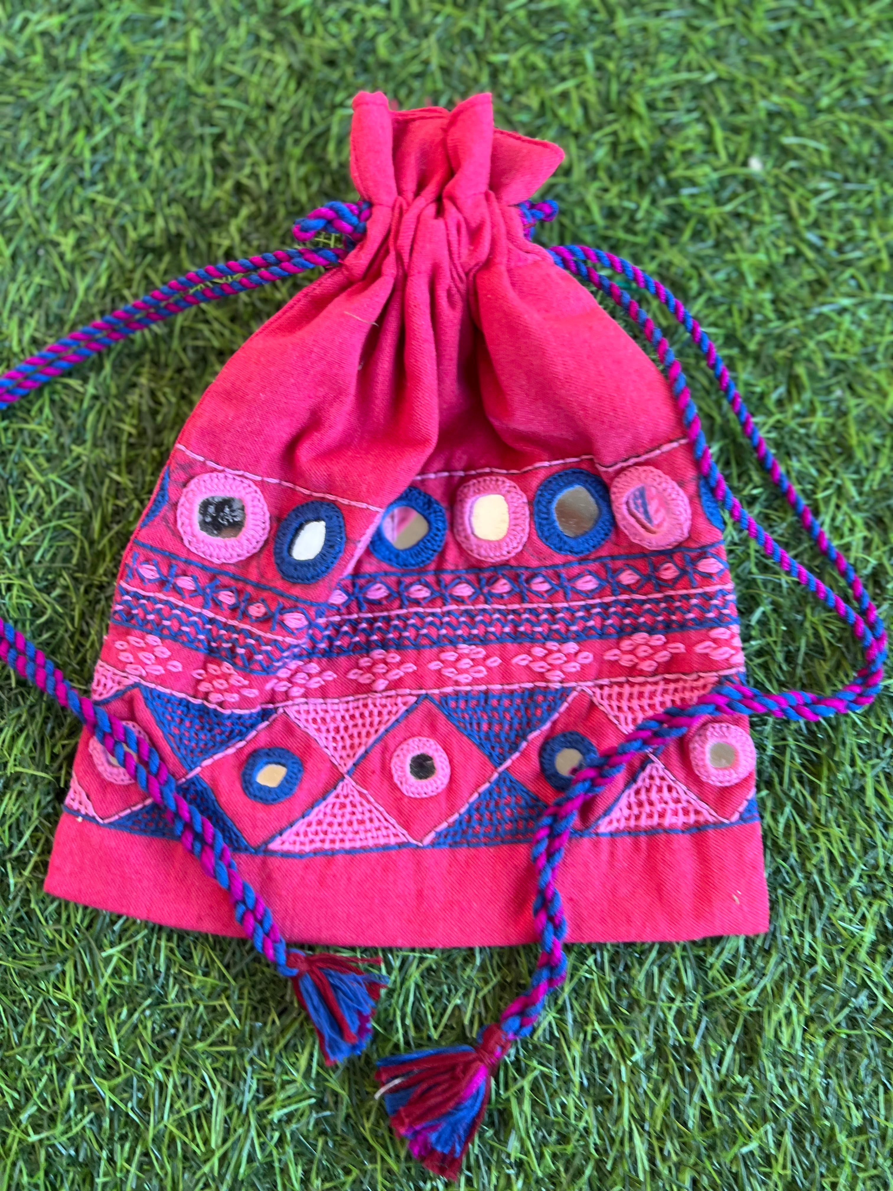 Cotton lambani potli bag