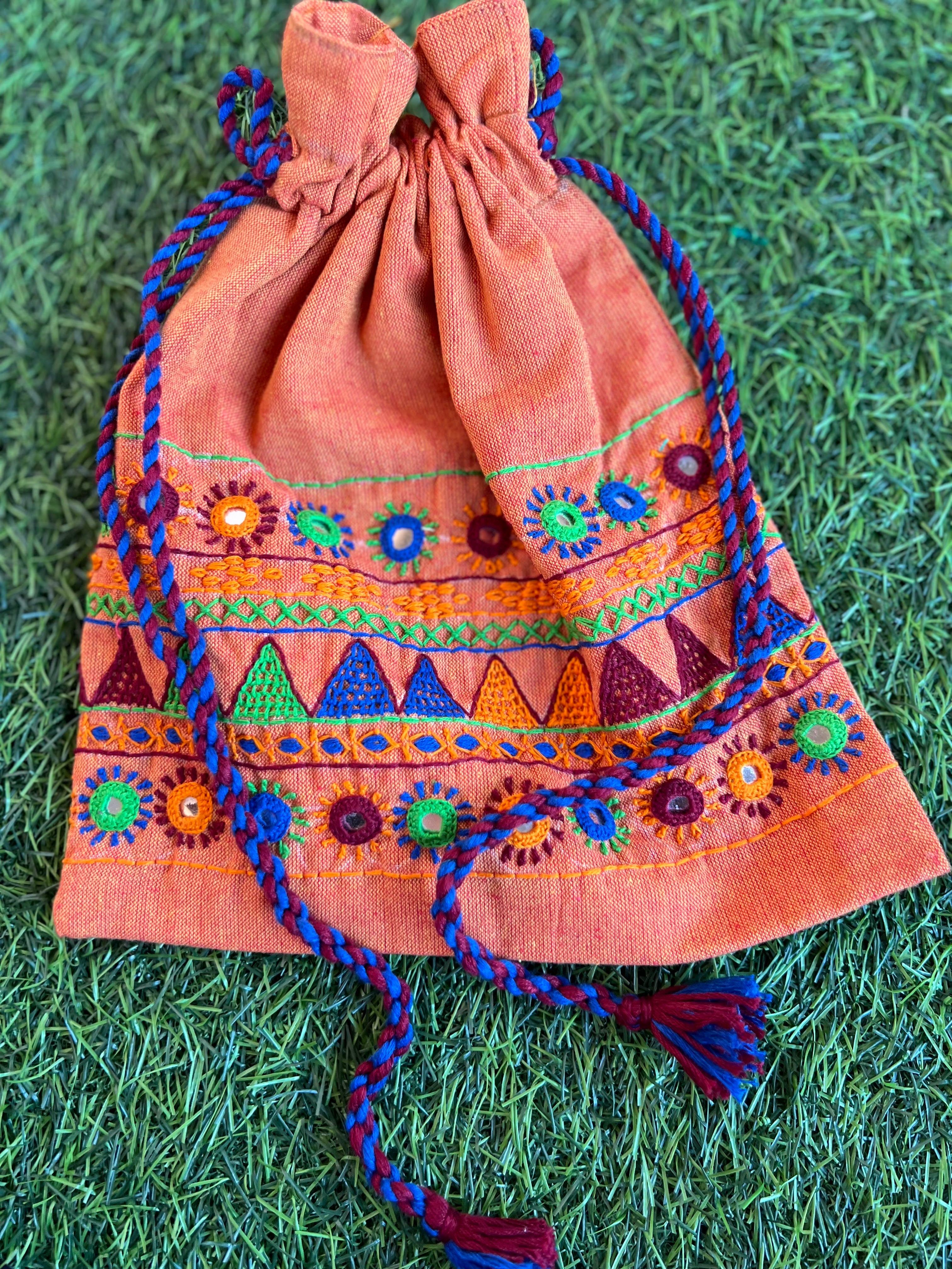 Cotton lambani potli bag