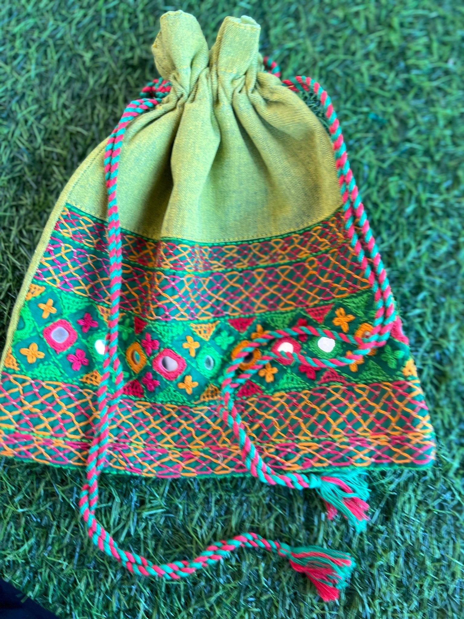 Cotton lambani potli bag