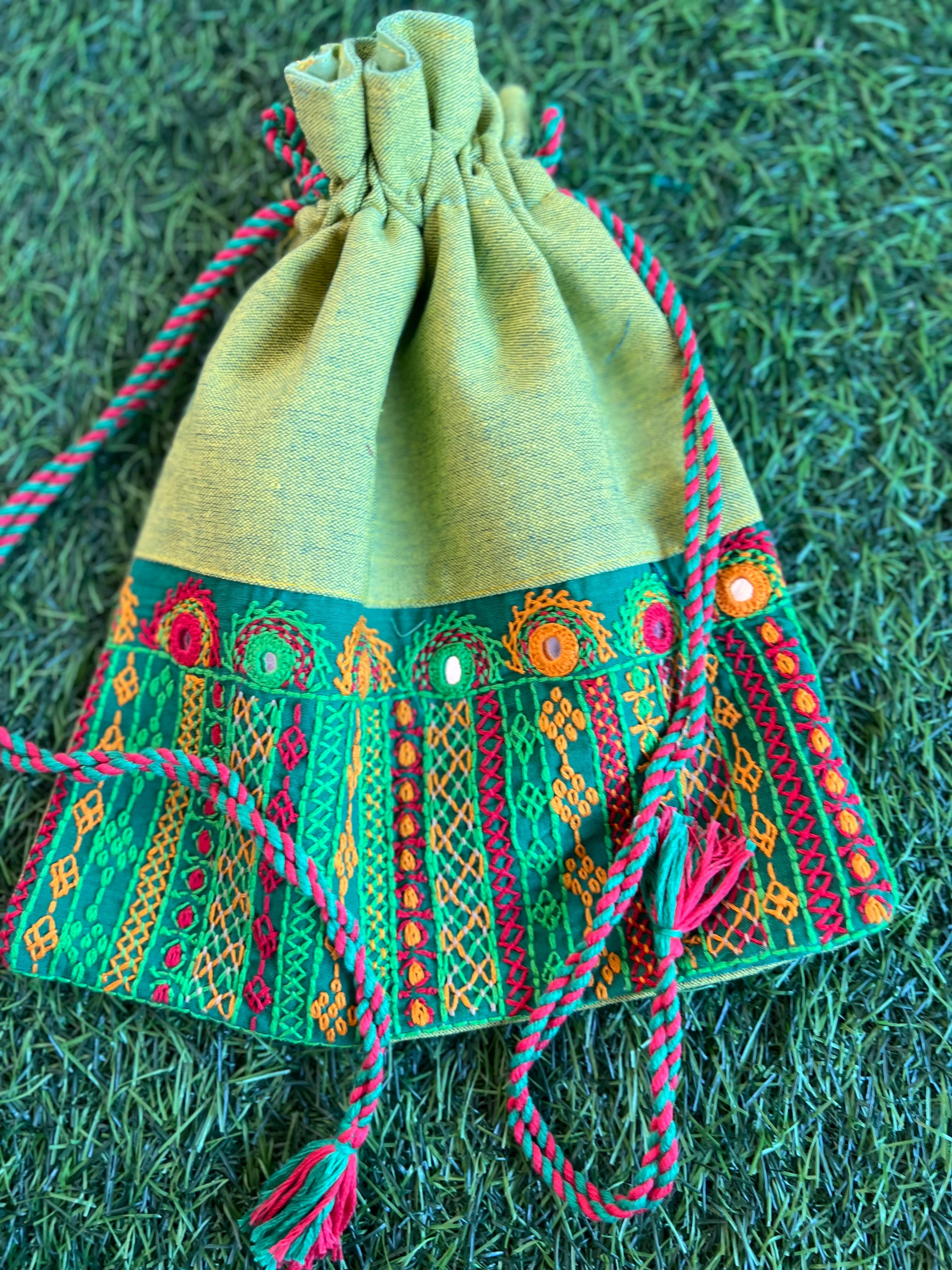 Cotton lambani potli bag