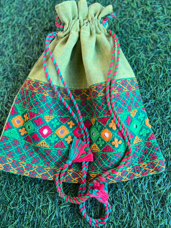 Cotton lambani potli bag