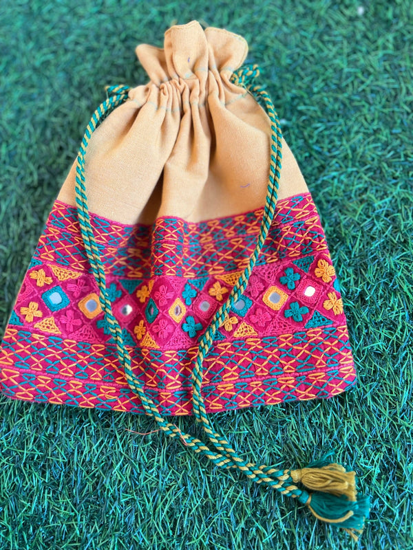 Cotton lambani potli bag