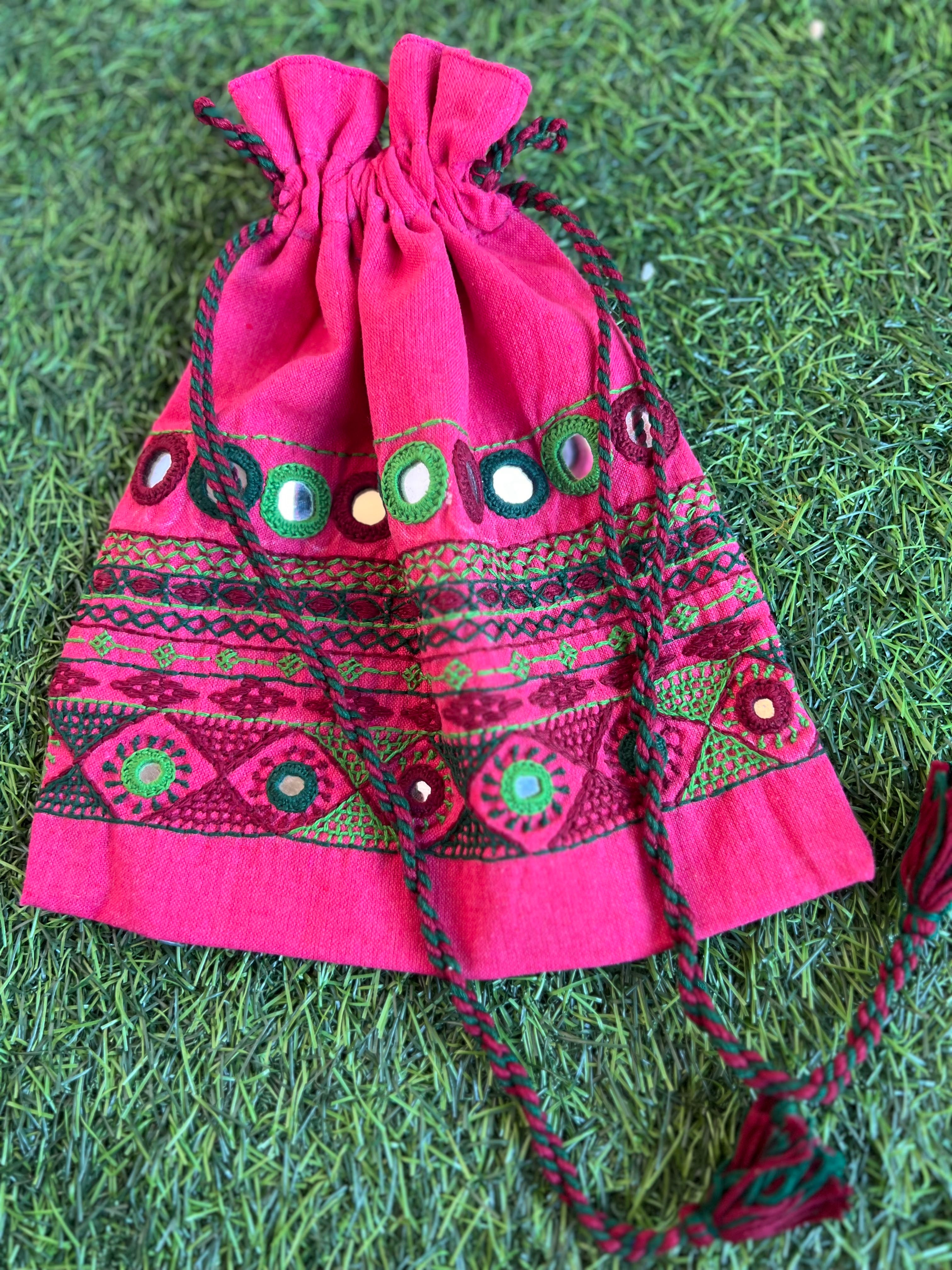 Cotton lambani potli bag