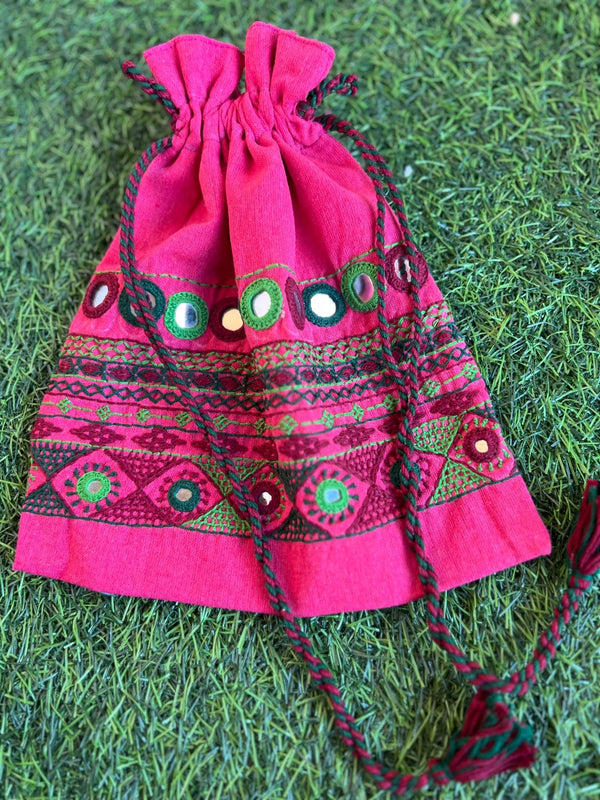 Cotton lambani potli bag