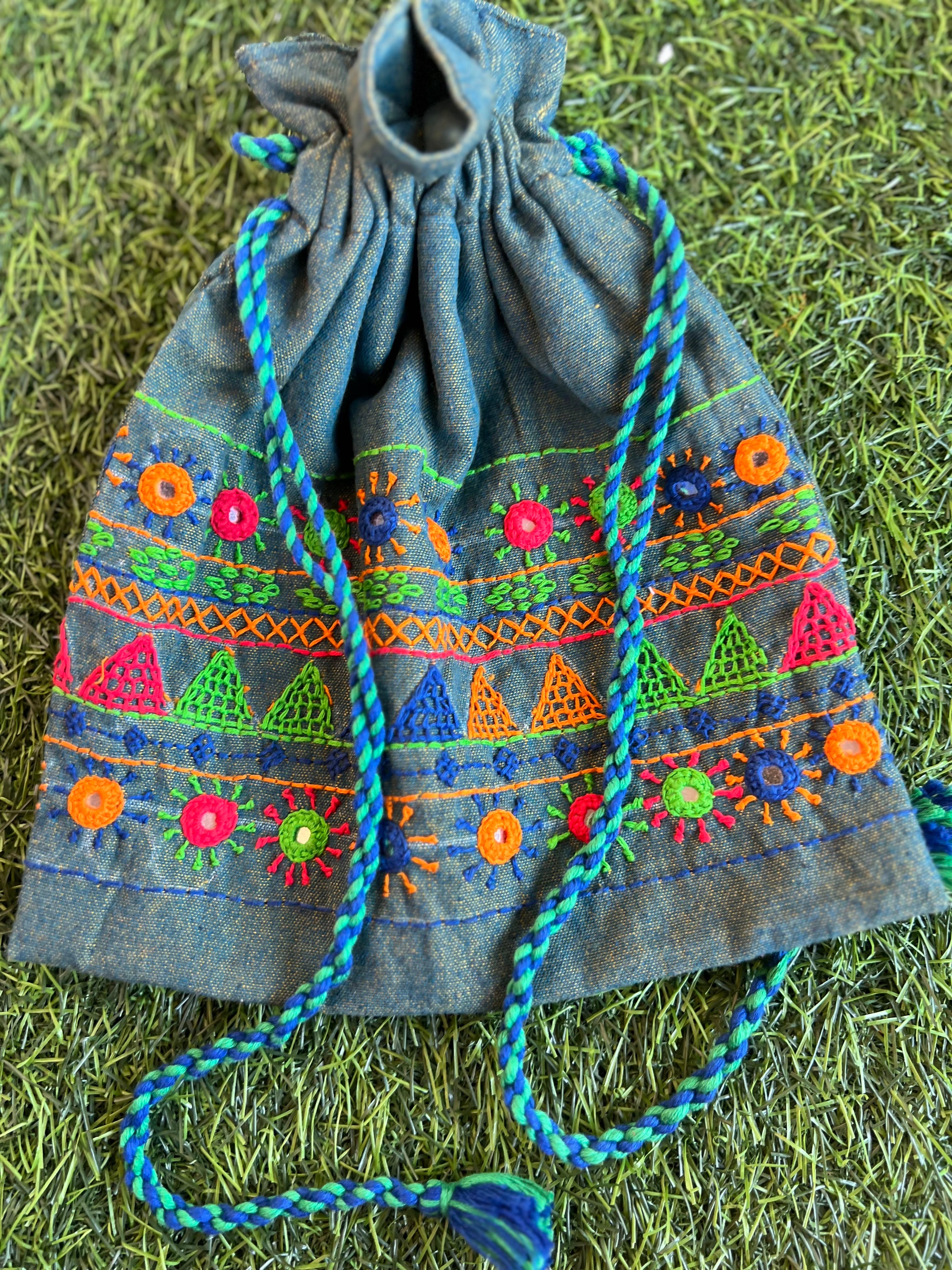 Cotton lambani potli bag