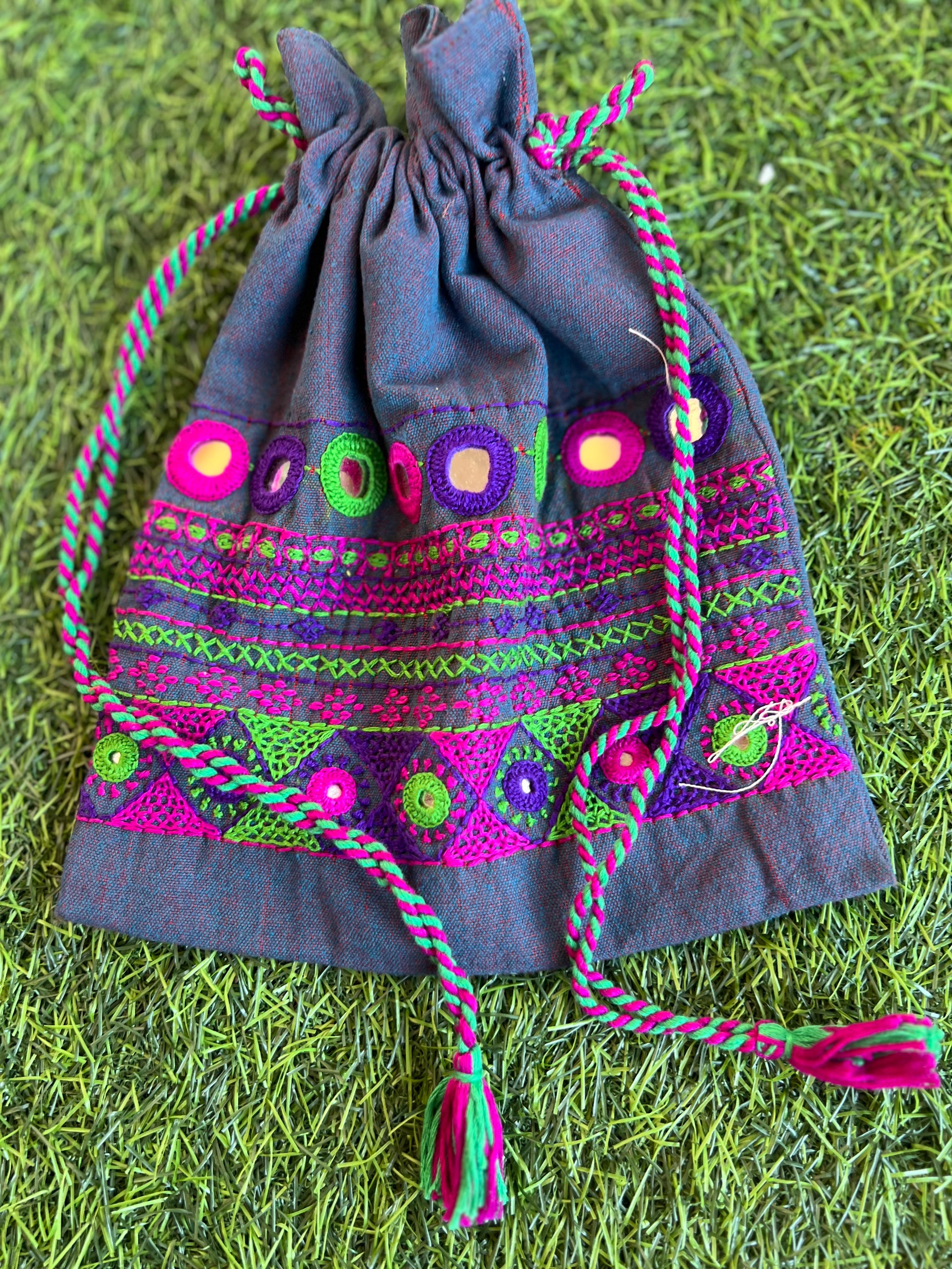 Cotton lambani potli bag