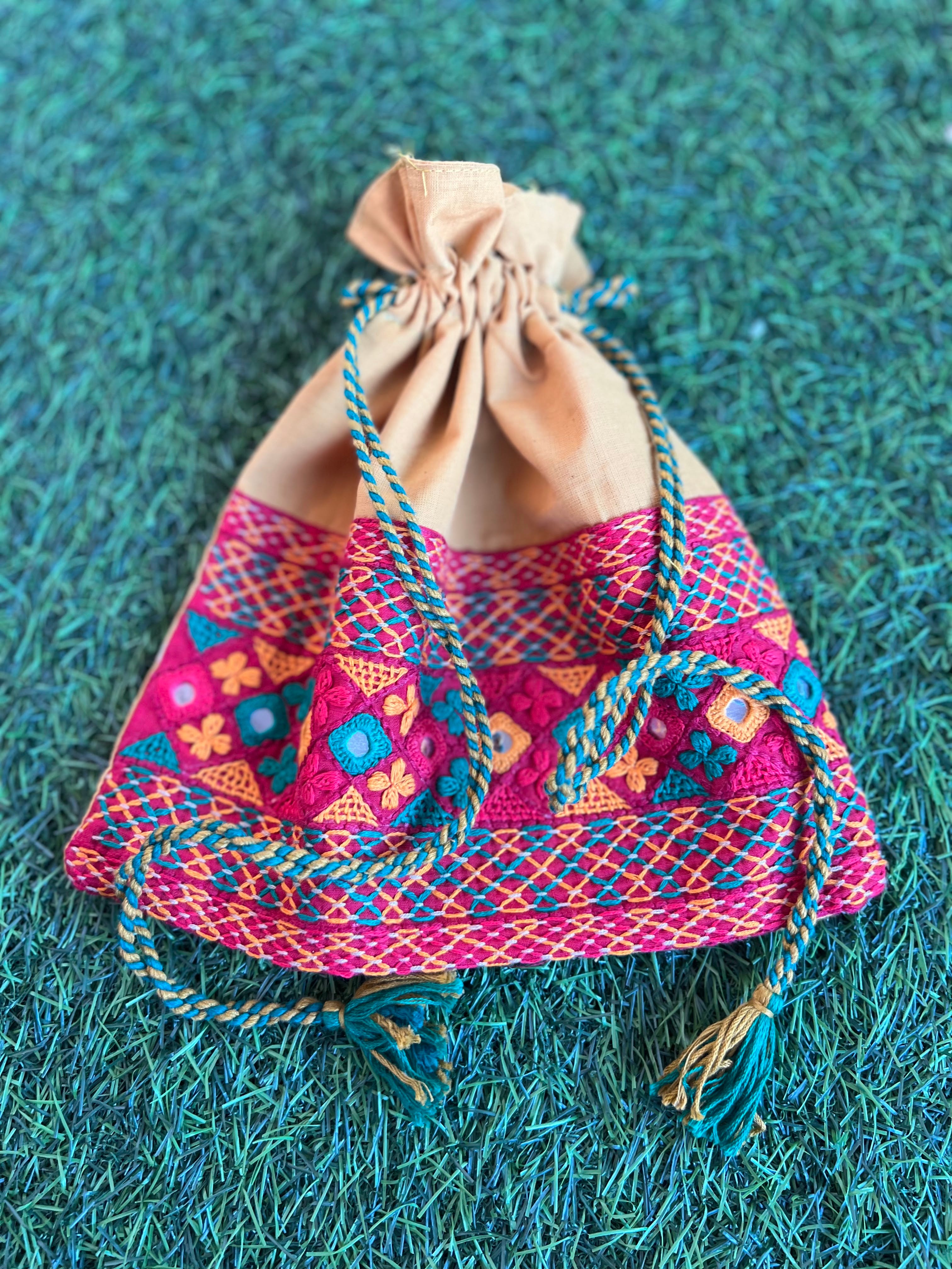 Cotton lambani potli bag