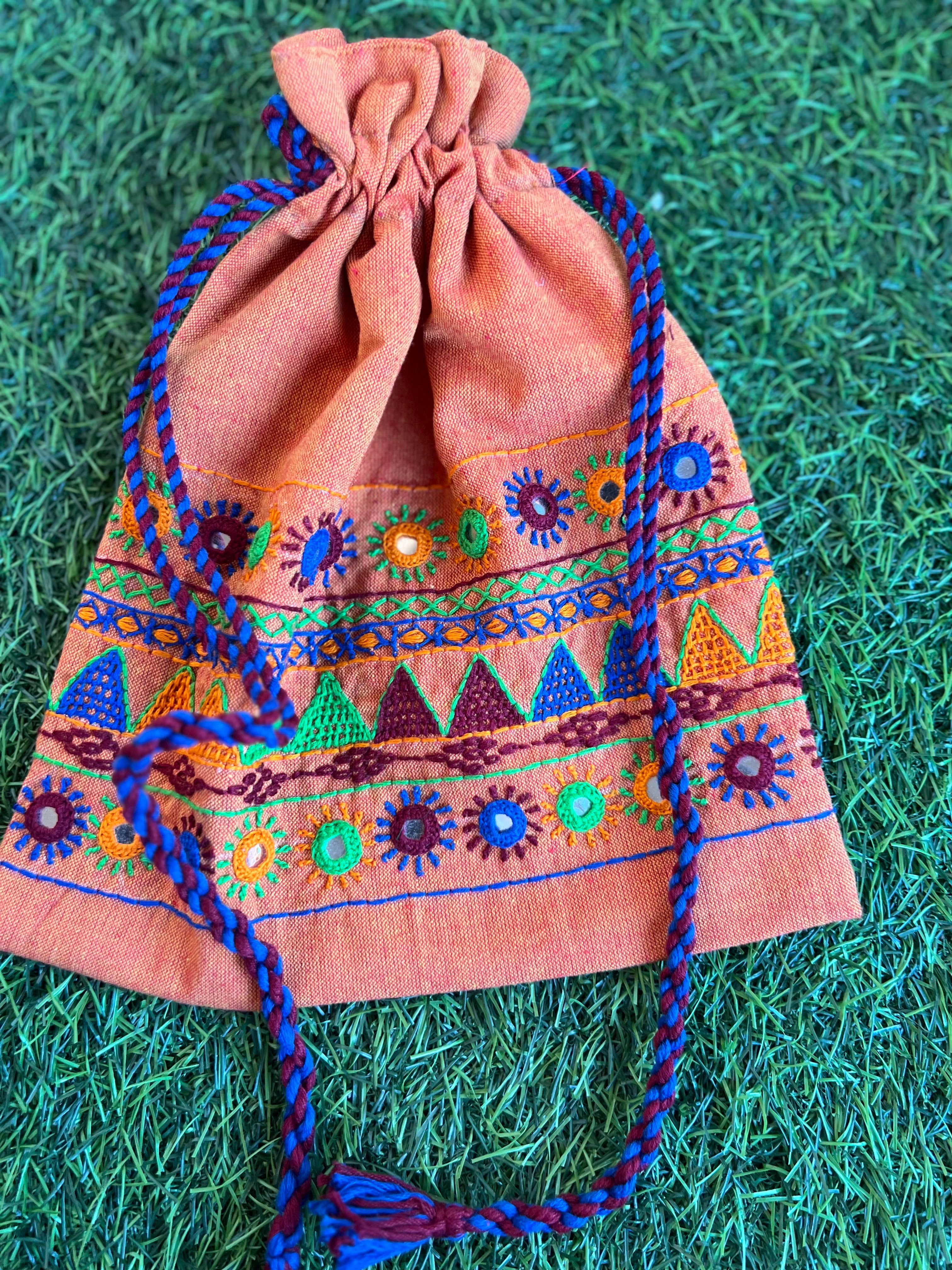 Cotton lambani potli bag