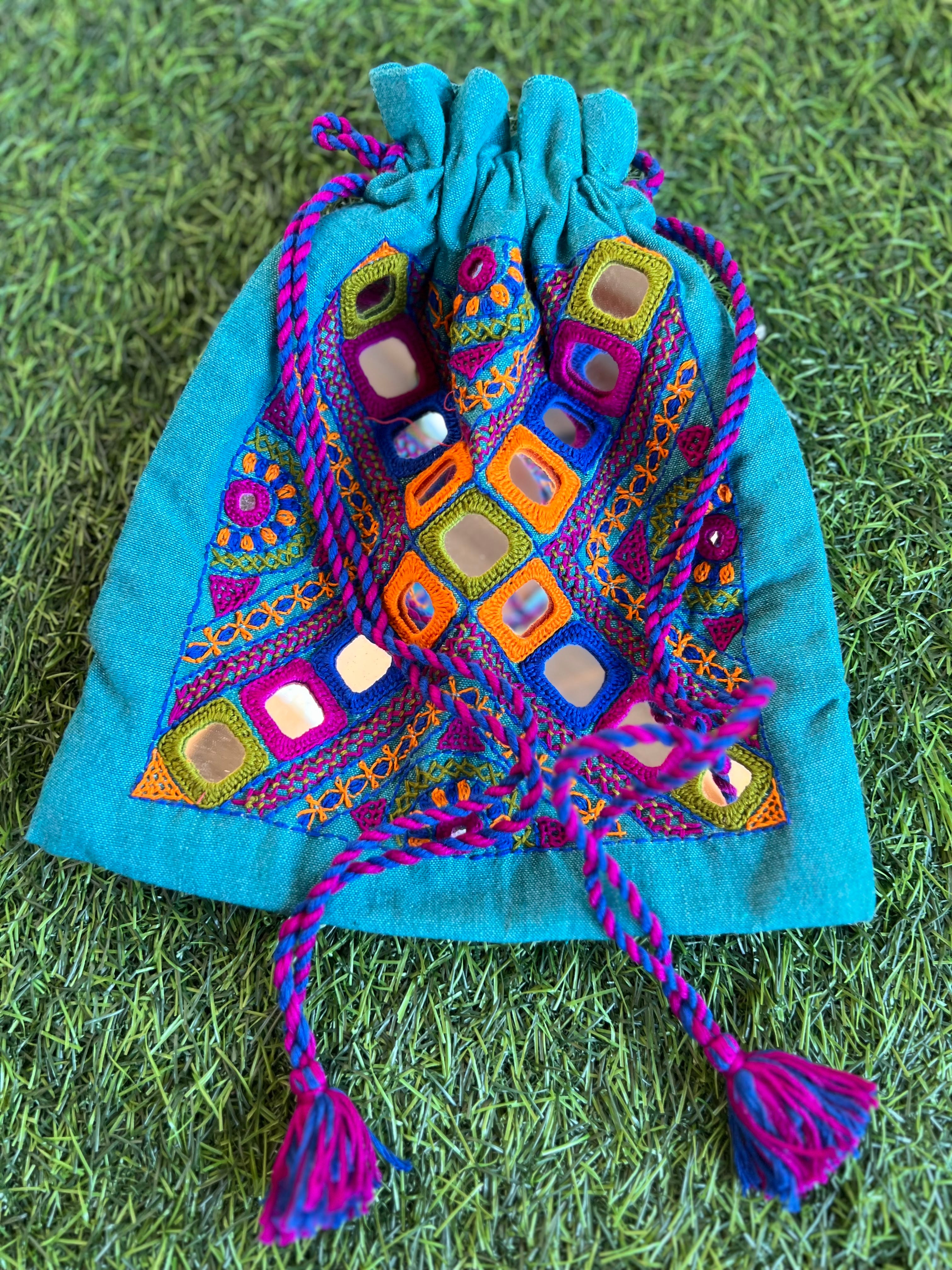 Cotton lambani potli bag