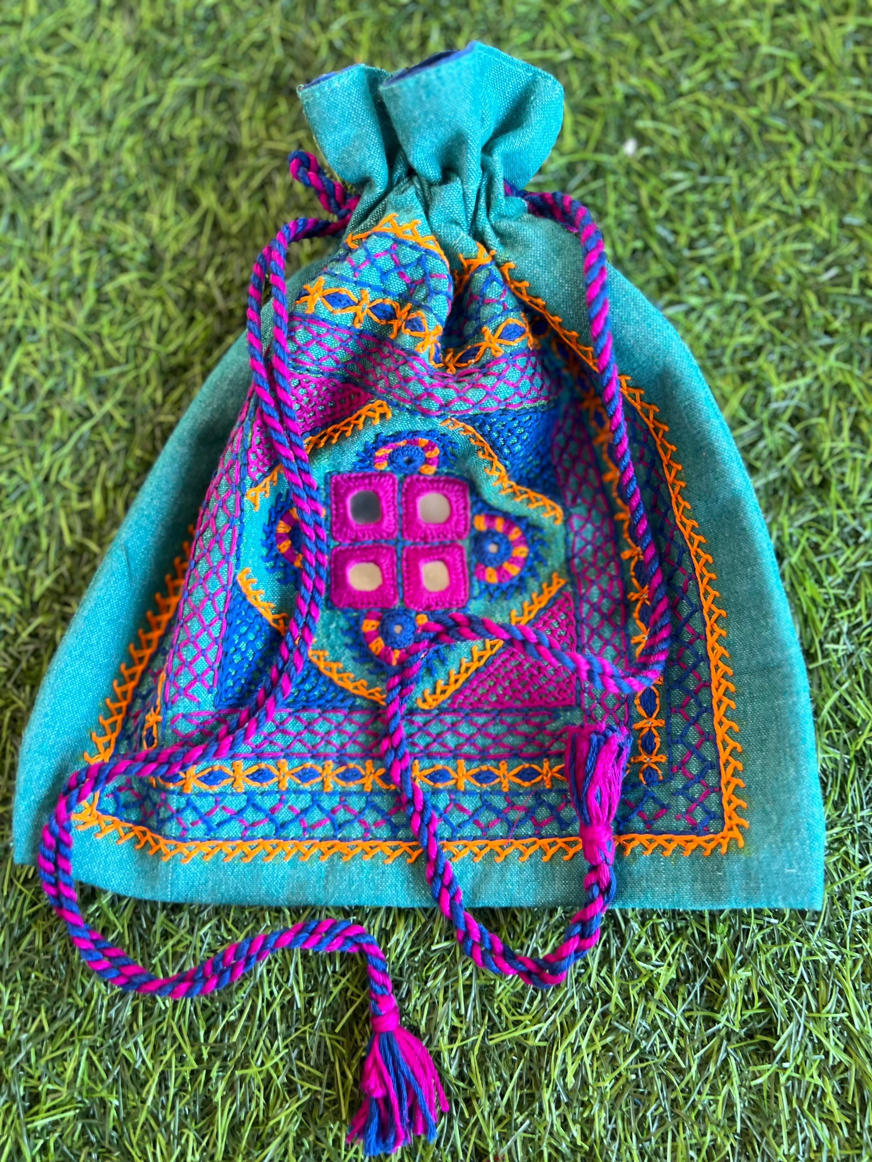 Cotton lambani potli bag