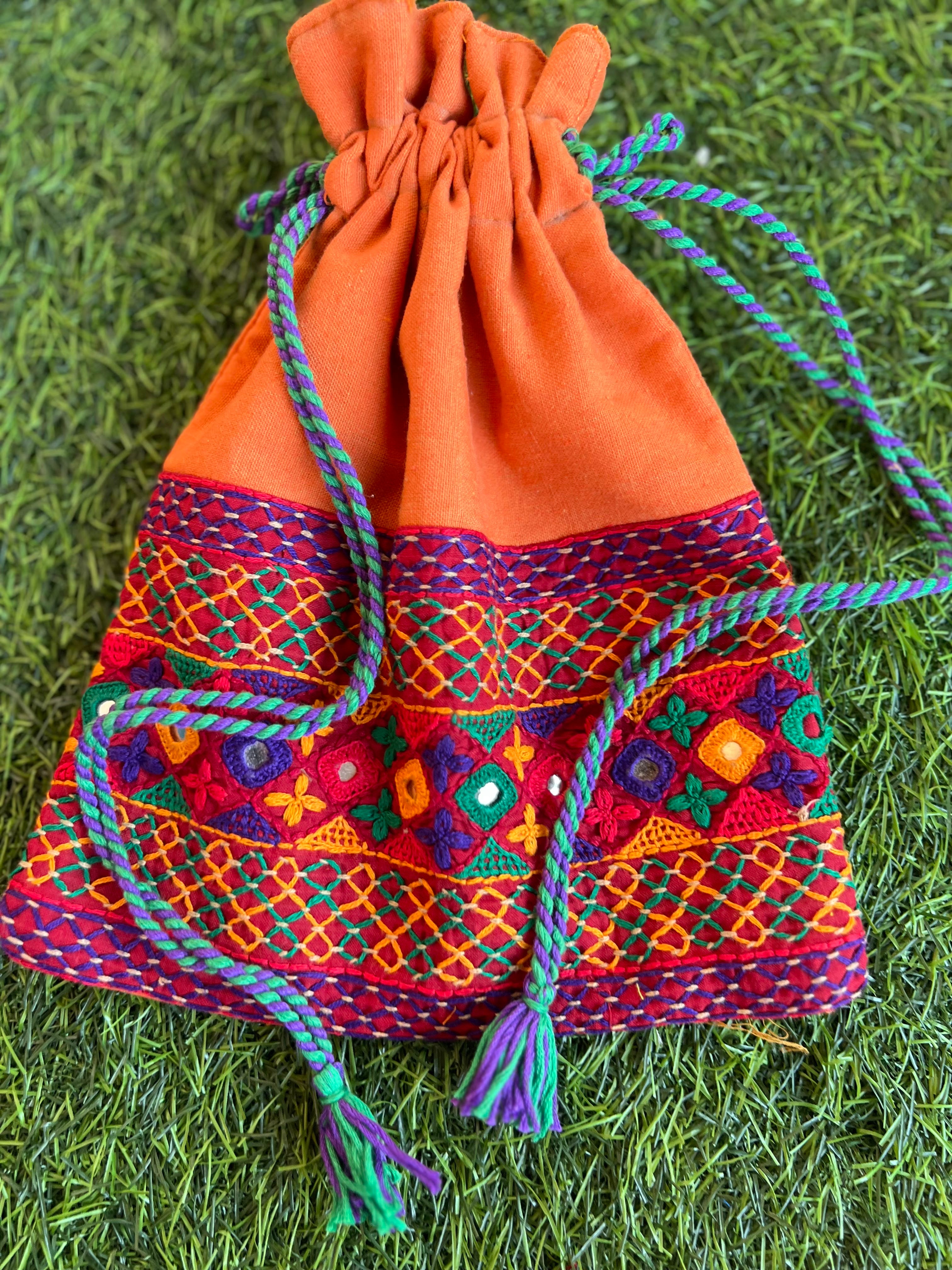 Cotton lambani potli bag