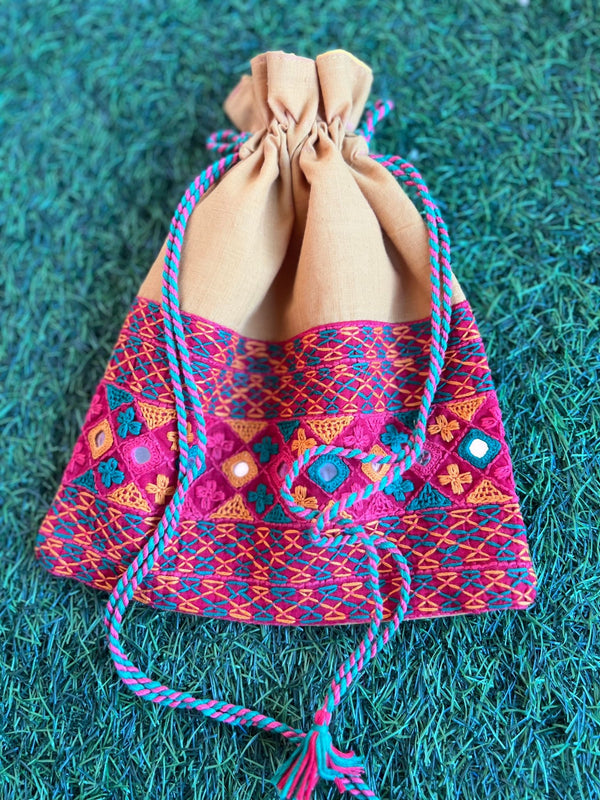 Cotton lambani potli bag