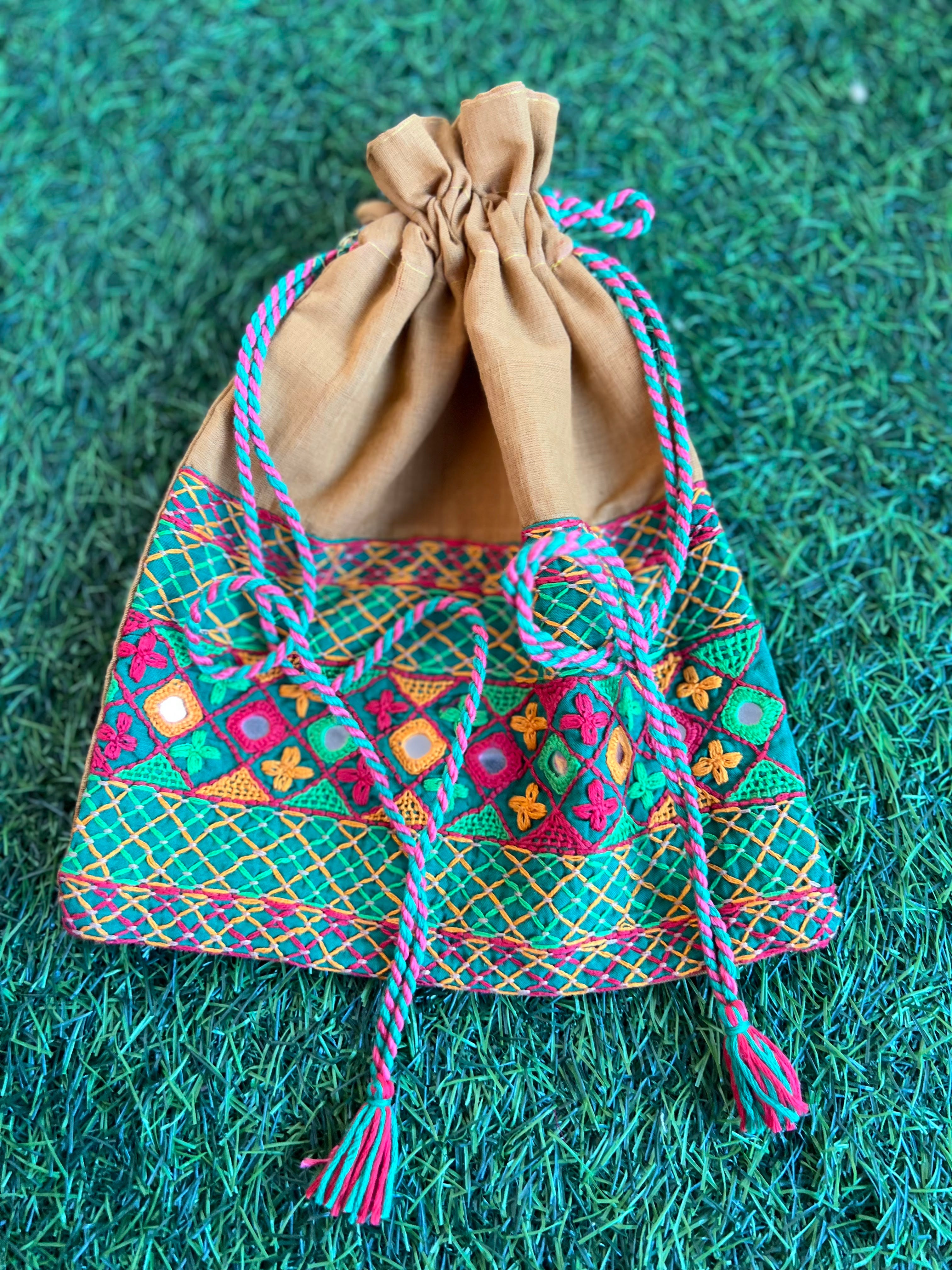 Cotton lambani potli bag