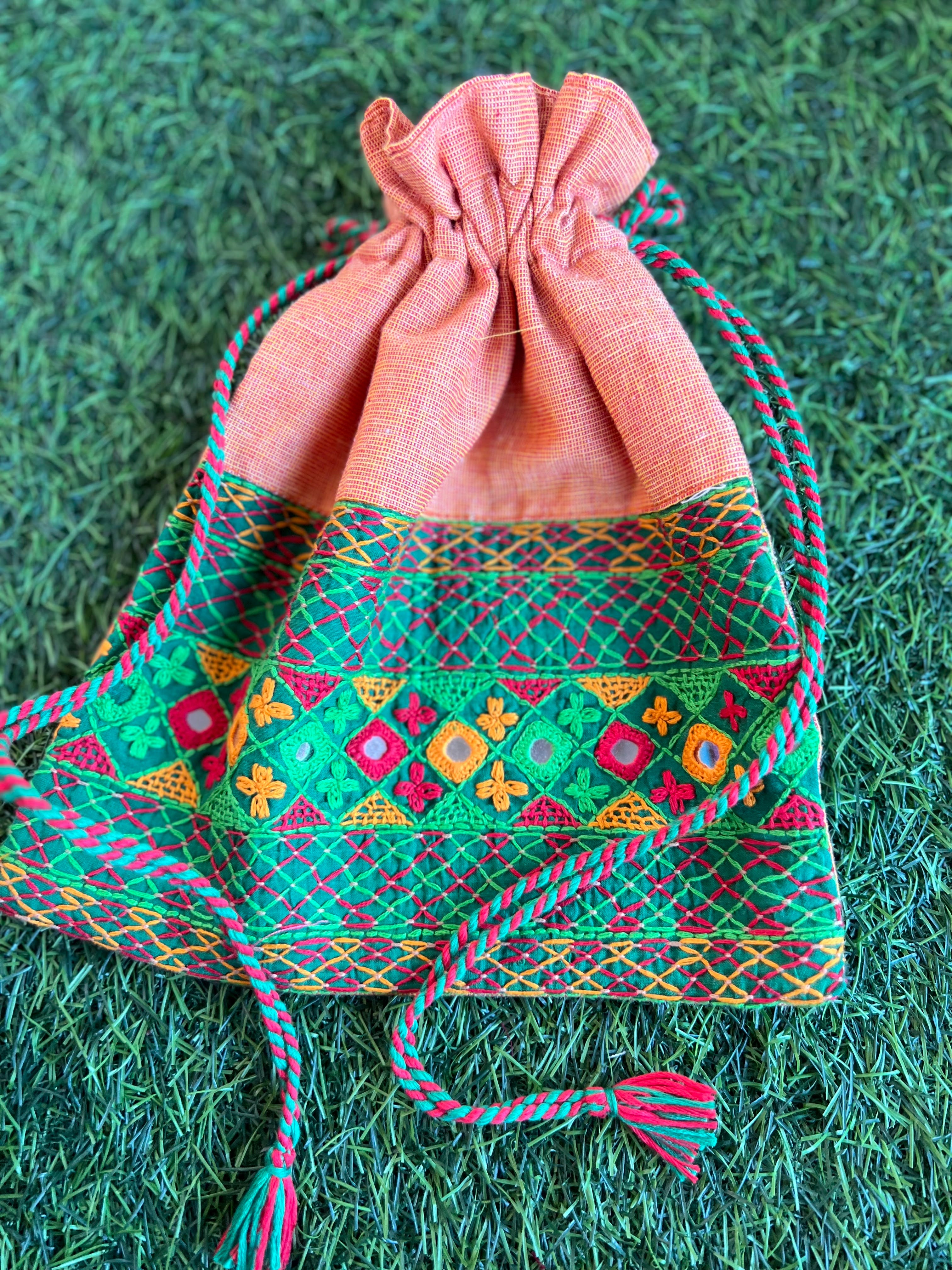 Cotton lambani potli bag